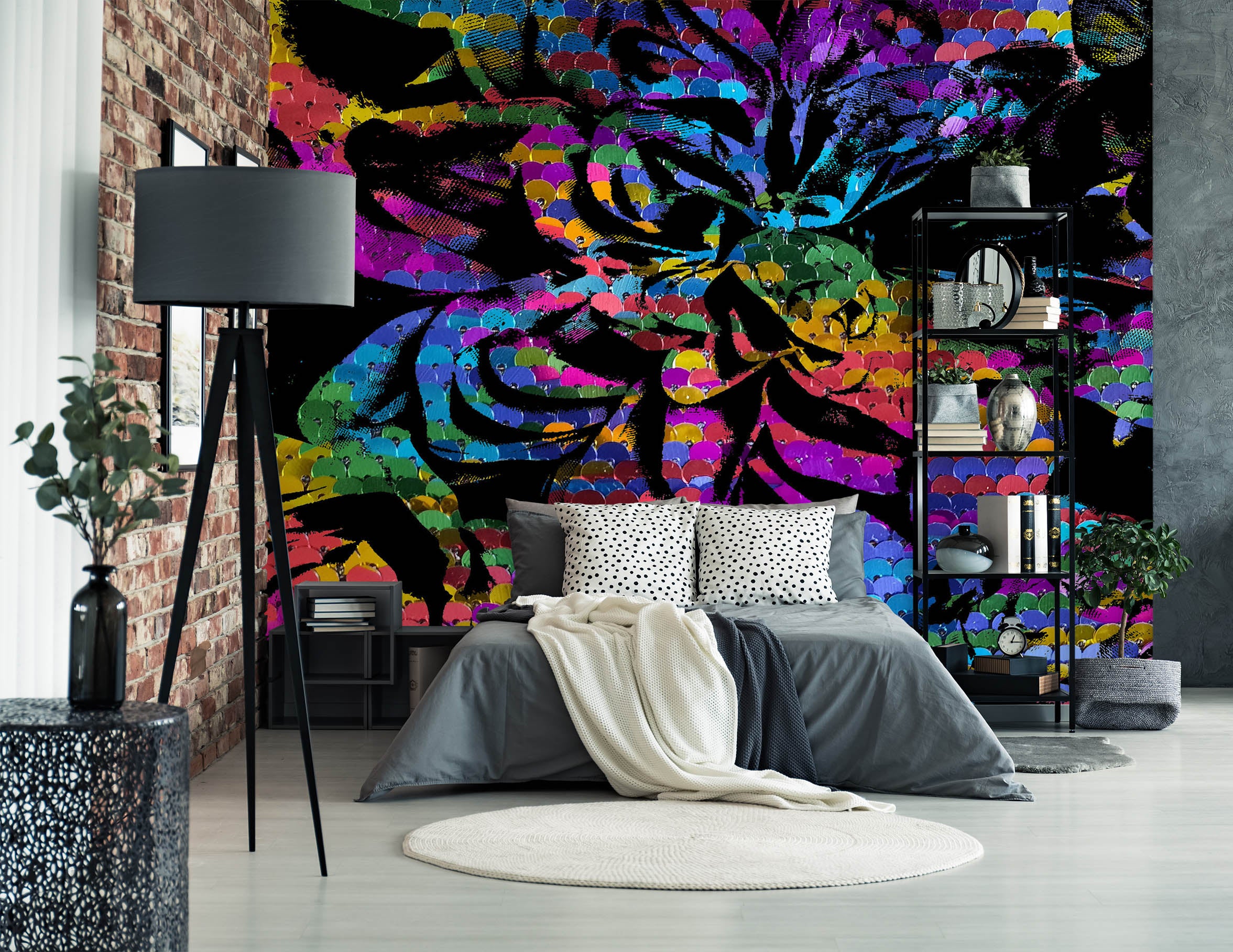 3D Color Scale Pattern 19102 Shandra Smith Wall Mural Wall Murals