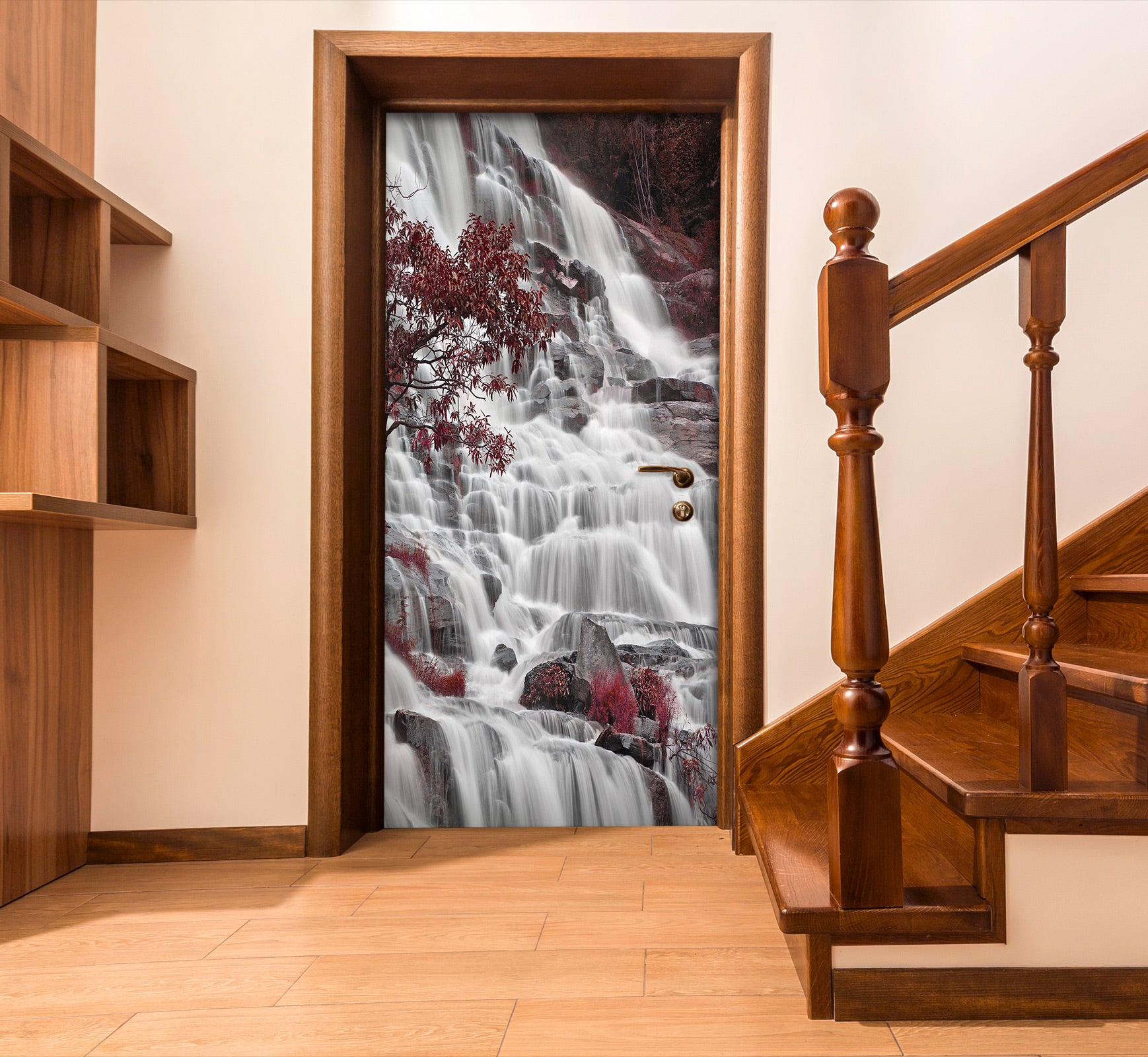 3D Waterfall 23015 Door Mural