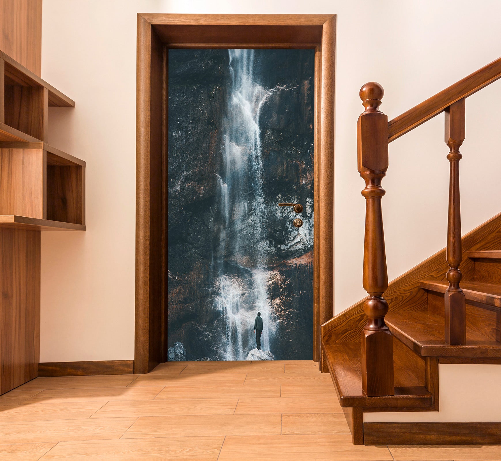 3D Waterfall 24118 Door Mural