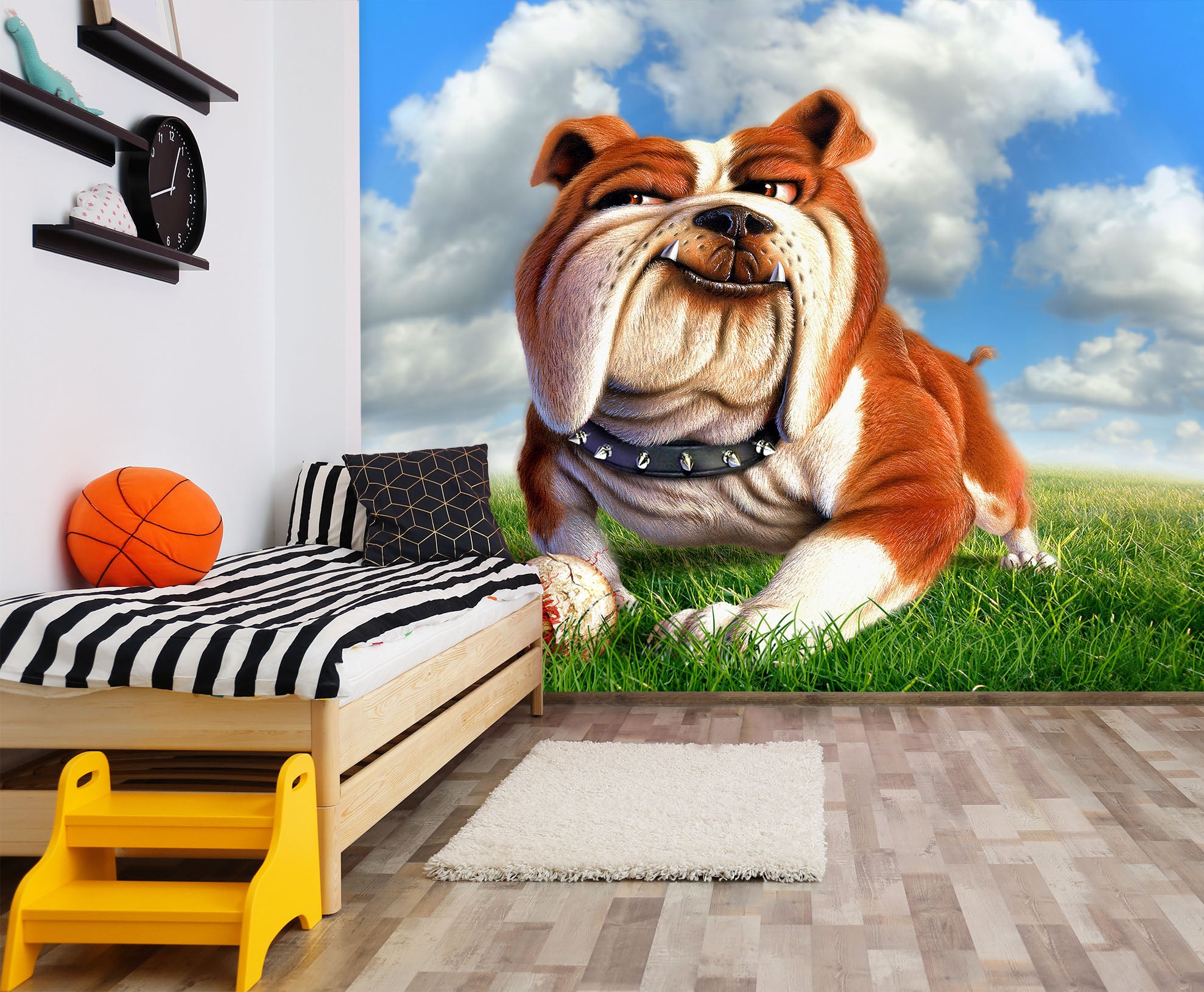 3D Bulldog 85013 Jerry LoFaro Wall Mural Wall Murals