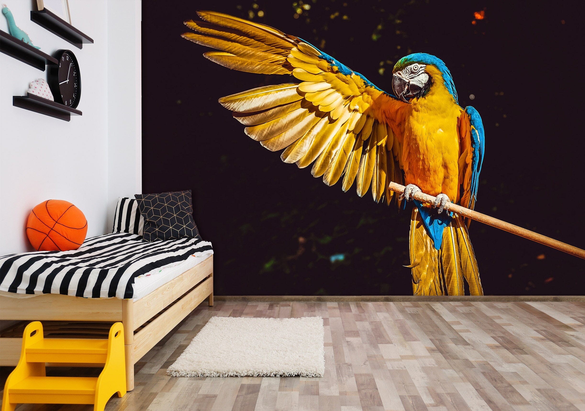 3D Color Parrot 137 Wall Murals Wallpaper AJ Wallpaper 2 