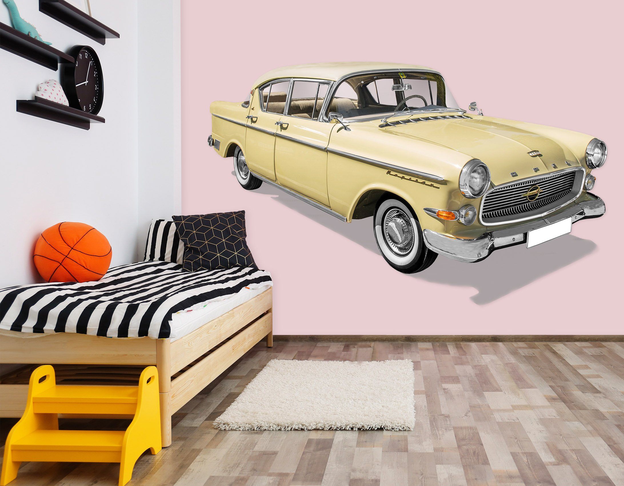 3D Opel YELLOW 0216 Vehicles Wallpaper AJ Wallpaper 