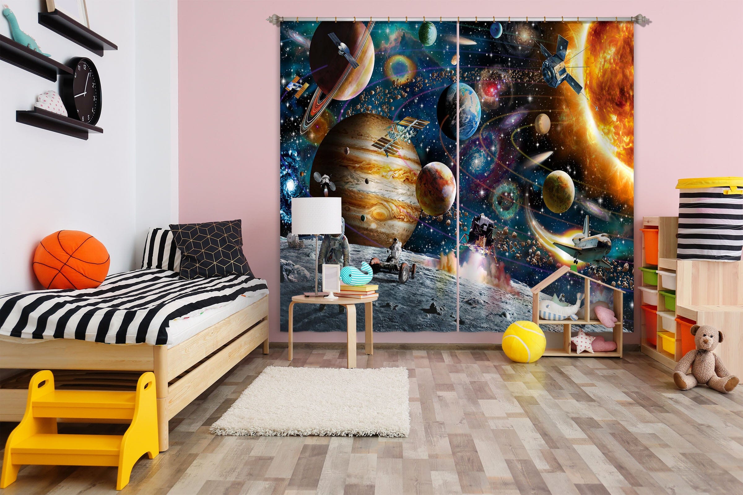 3D Space Odyssey 044 Adrian Chesterman Curtain Curtains Drapes Curtains AJ Creativity Home 