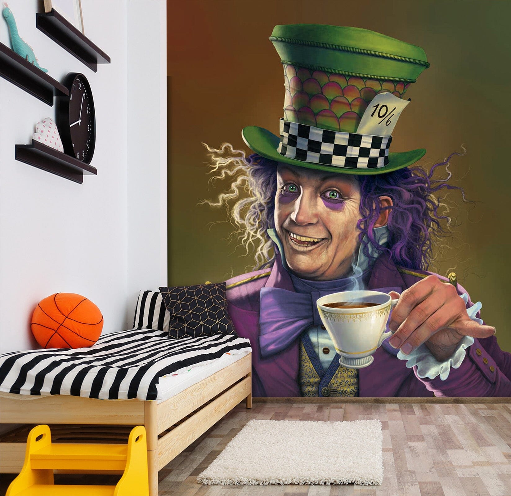 3D Mad Hatter Def 1428 Wall Murals Exclusive Designer Vincent Wallpaper AJ Wallpaper 2 