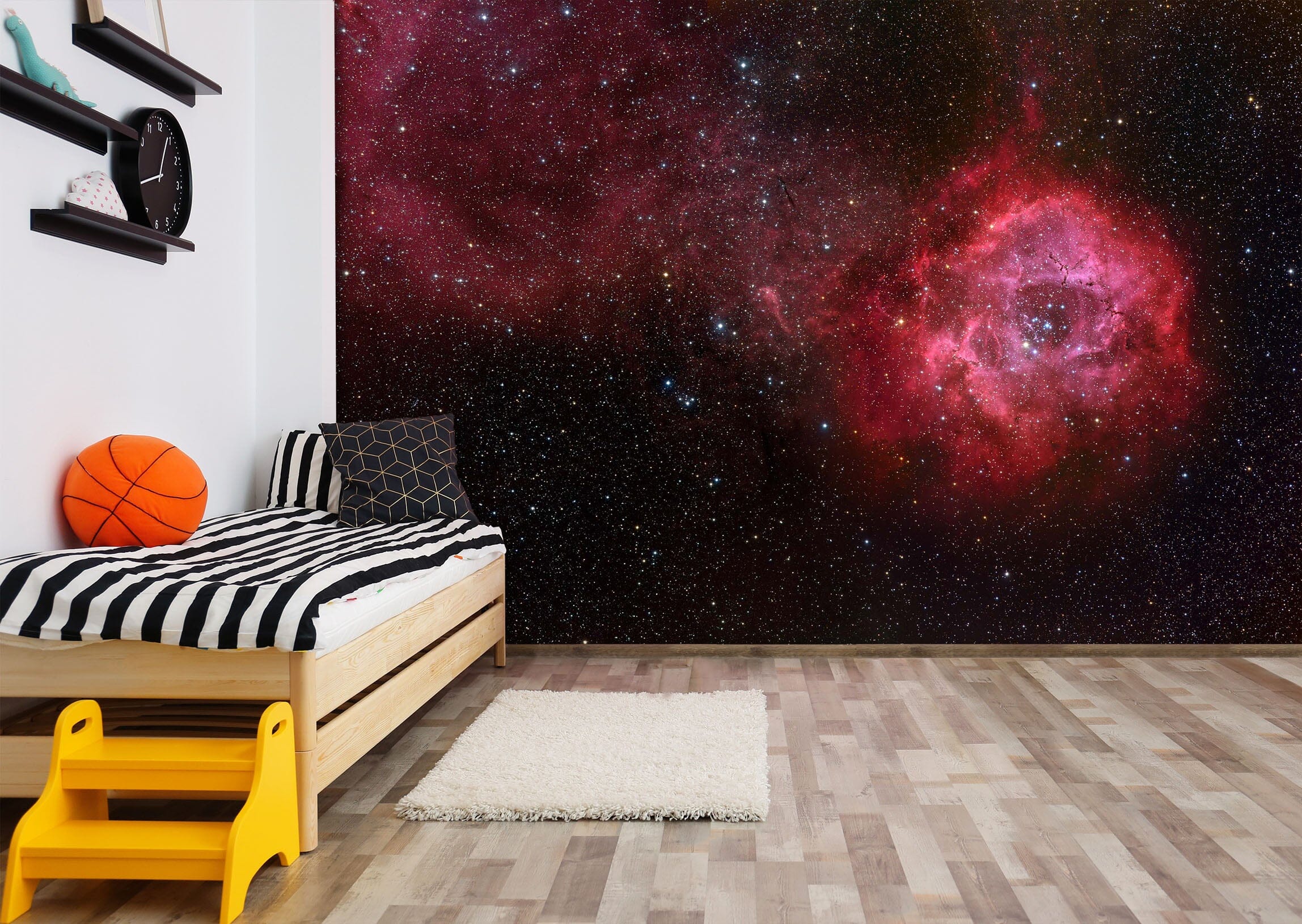 3D Red Starry Sky 1708 Wall Murals Wallpaper AJ Wallpaper 2 