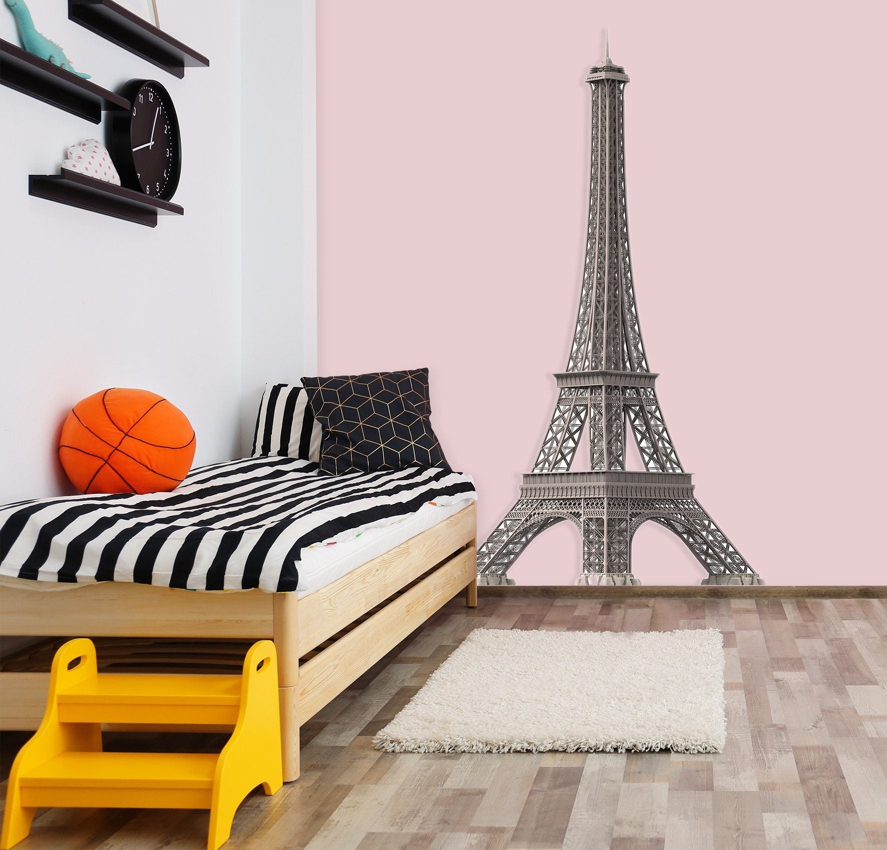 3D Eiffel-tower 0141 Wall Stickers Wallpaper AJ Wallpaper 