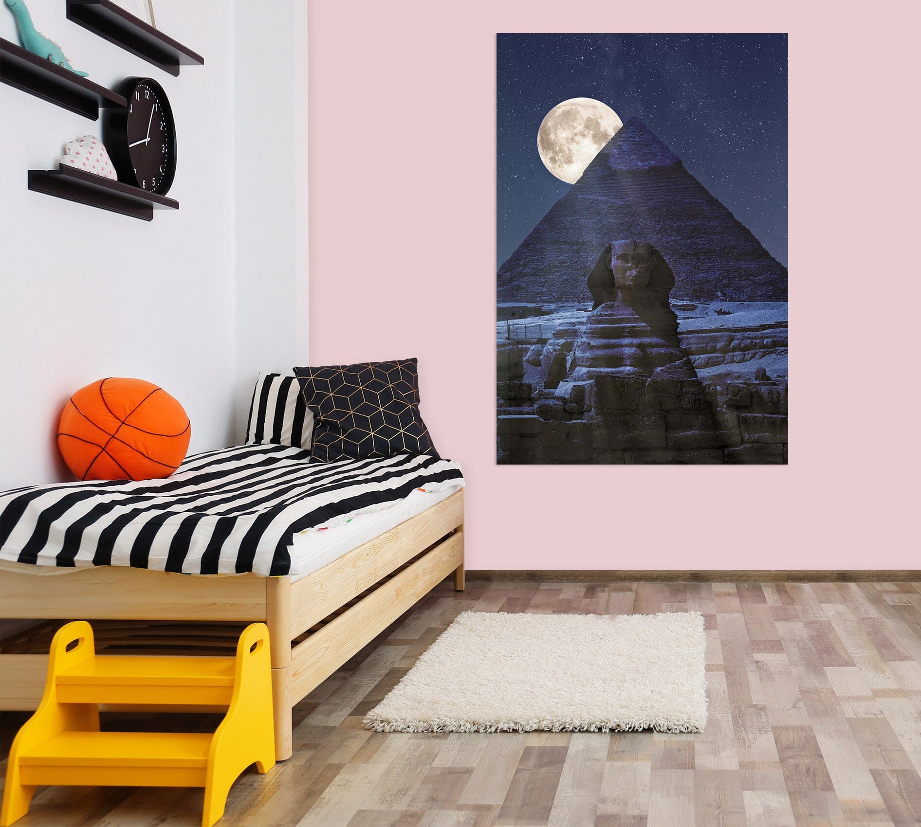 3D Valley Moon 235 Marco Carmassi Wall Sticker Wallpaper AJ Wallpaper 2 