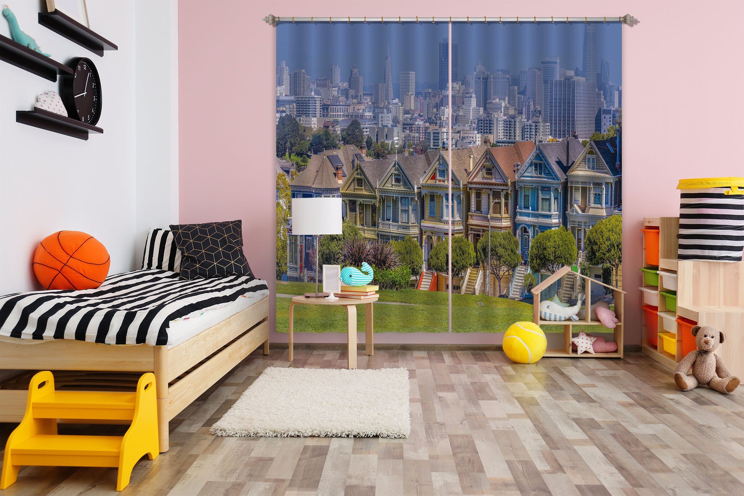 3D Steppe Village 154 Marco Carmassi Curtain Curtains Drapes Curtains AJ Creativity Home 