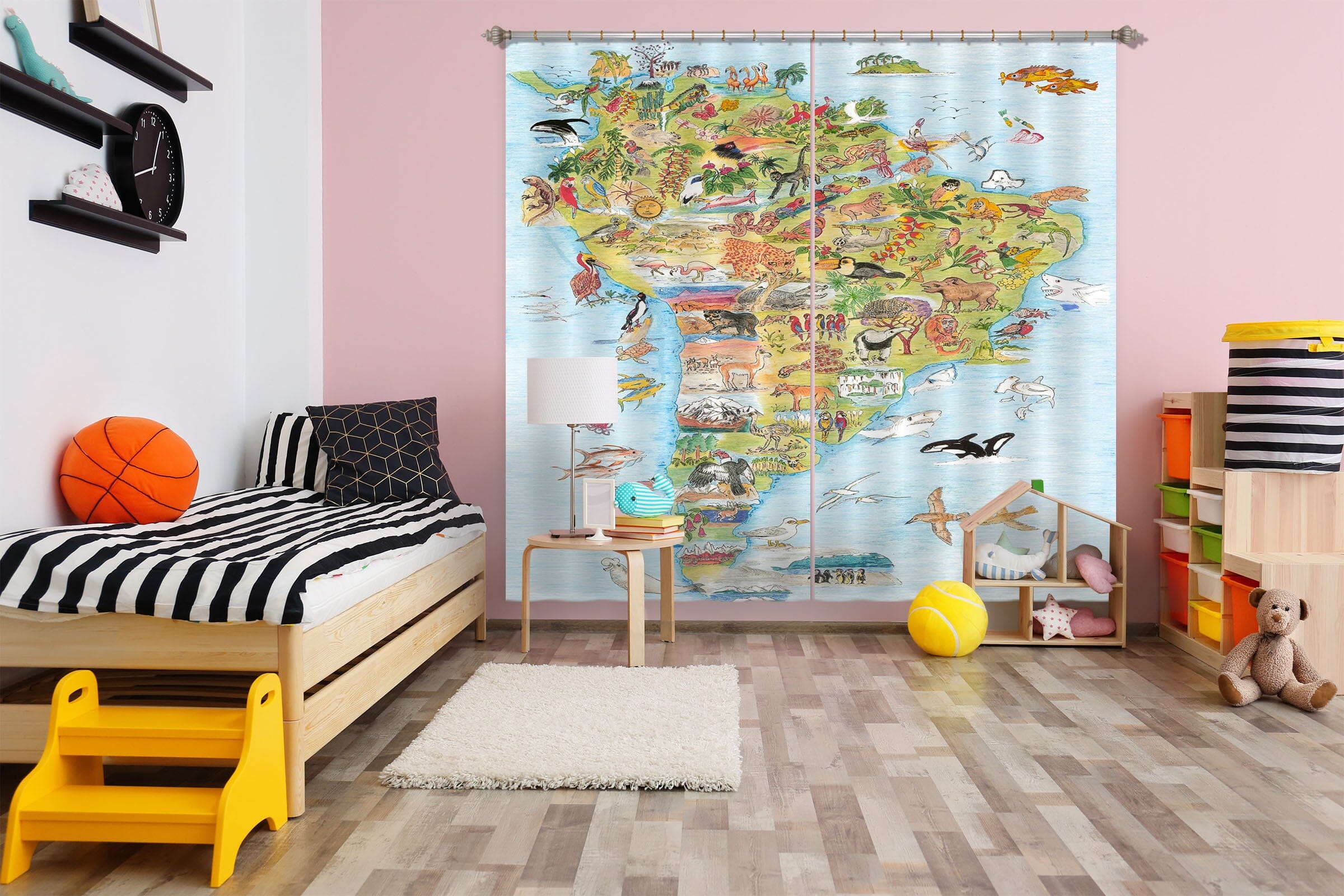 3D South America 055 Michael Sewell Curtain Curtains Drapes Curtains AJ Creativity Home 