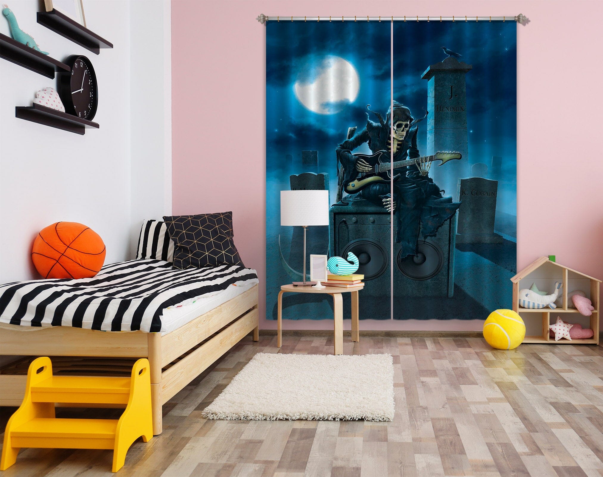 3D Tribute 086 Vincent Hie Curtain Curtains Drapes Curtains AJ Creativity Home 