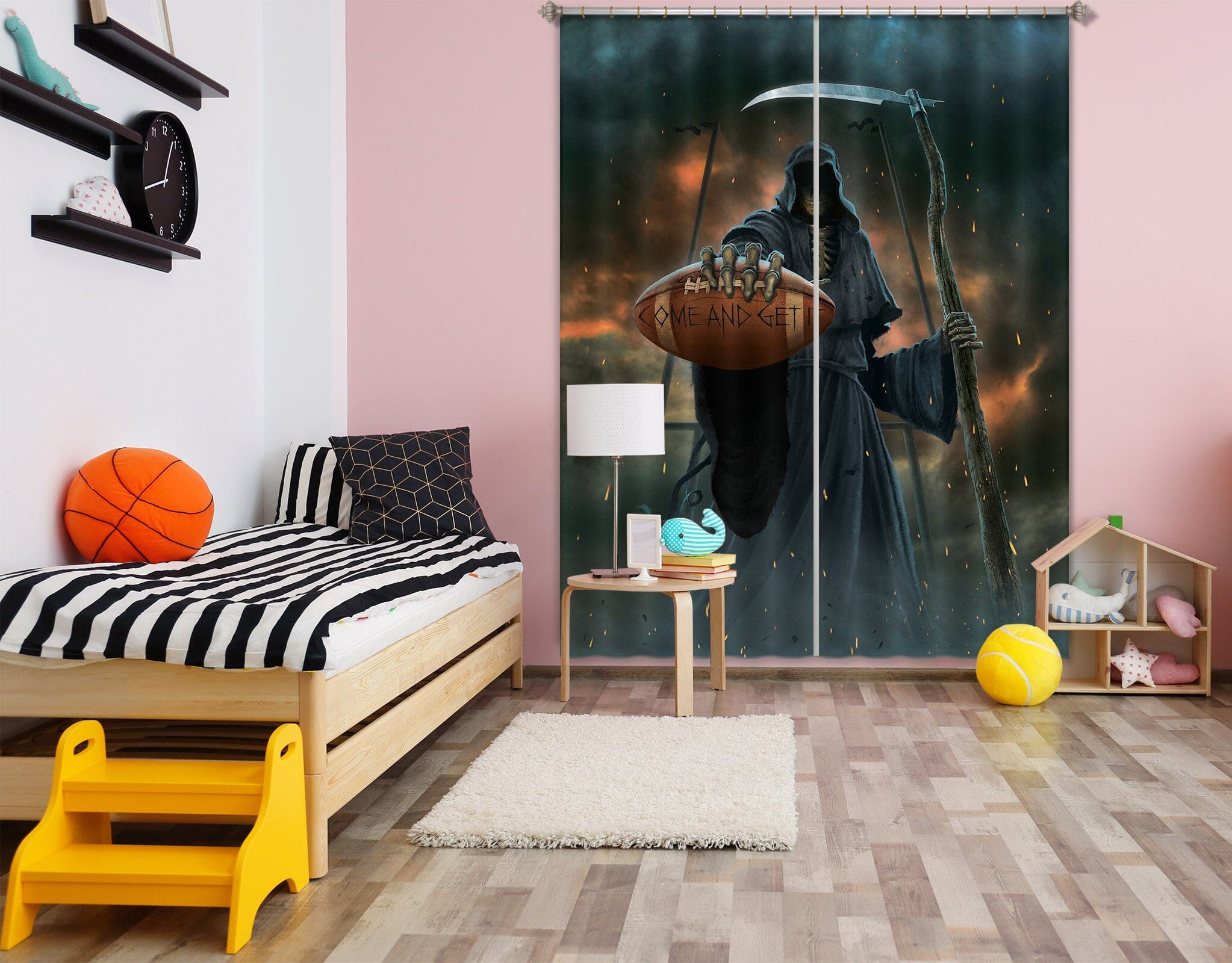 3D God Of War 025 Vincent Hie Curtain Curtains Drapes Curtains AJ Creativity Home 