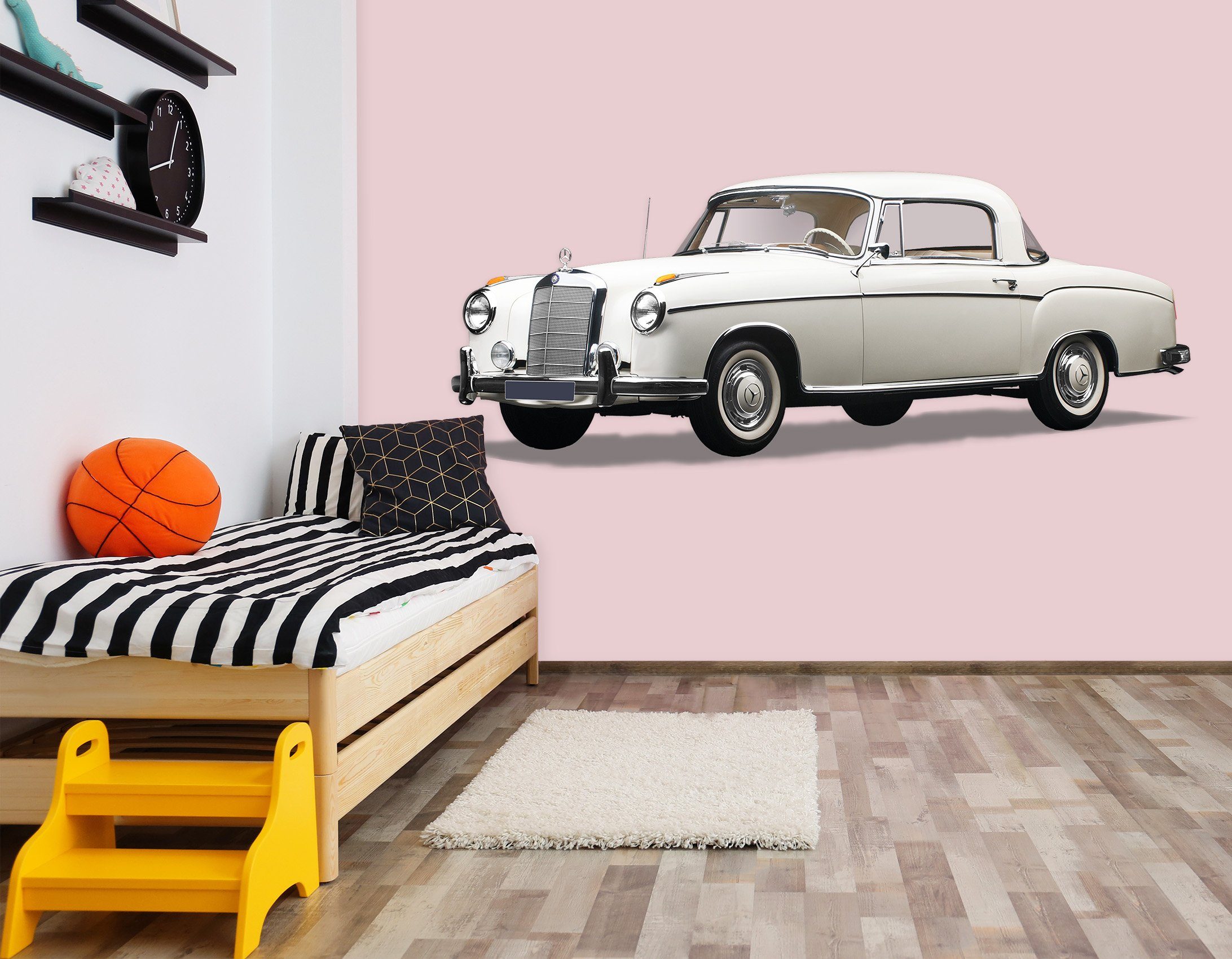 3D Mercedes-benz WHITE 0200 Vehicles Wallpaper AJ Wallpaper 