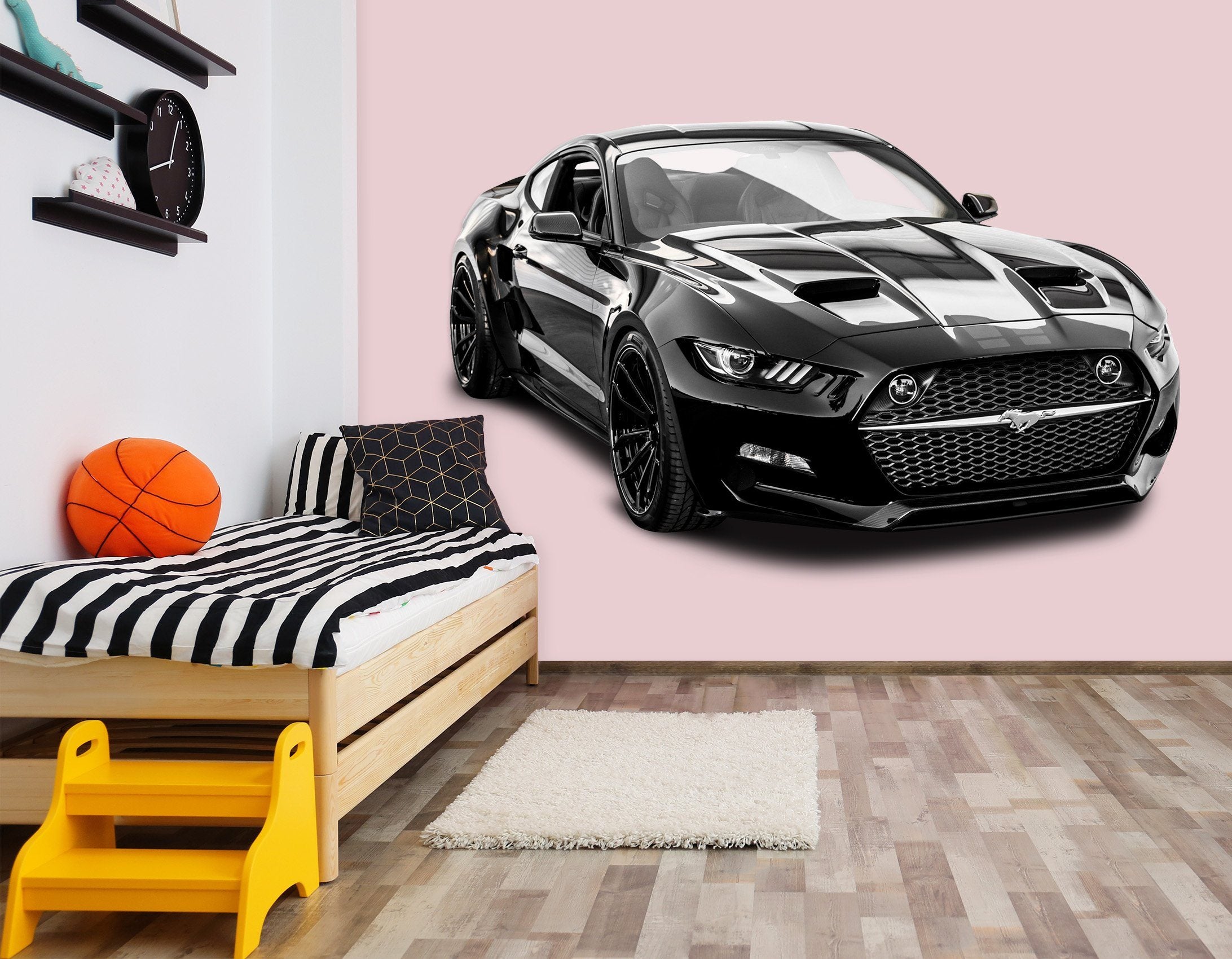 3D Wild Horse Black 0314 Vehicles Wallpaper AJ Wallpaper 