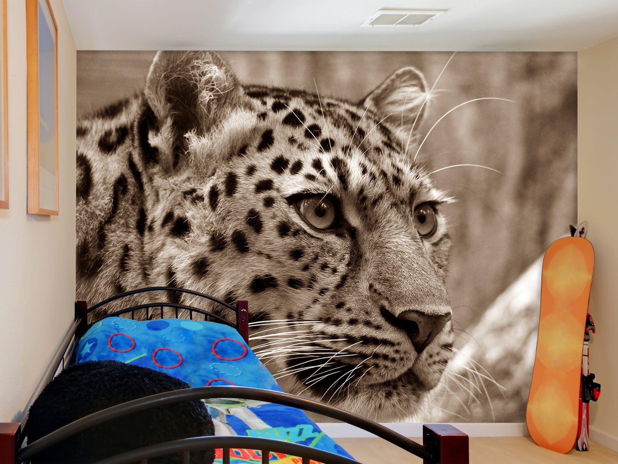 3D Ferocious Leopard 130 Wall Murals Wallpaper AJ Wallpaper 2 