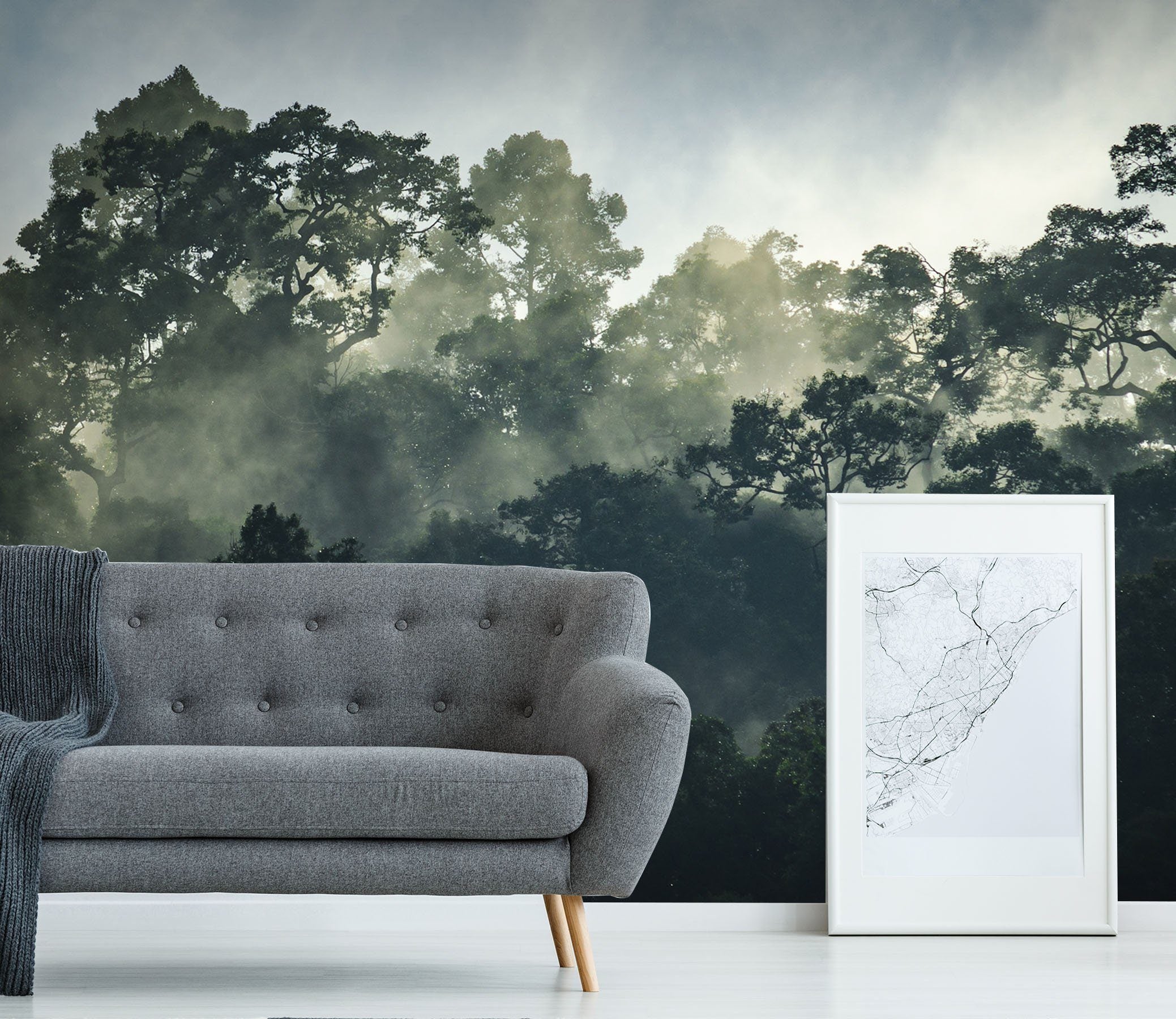 3D Forest Flourishing 057 Wallpaper AJ Wallpaper 