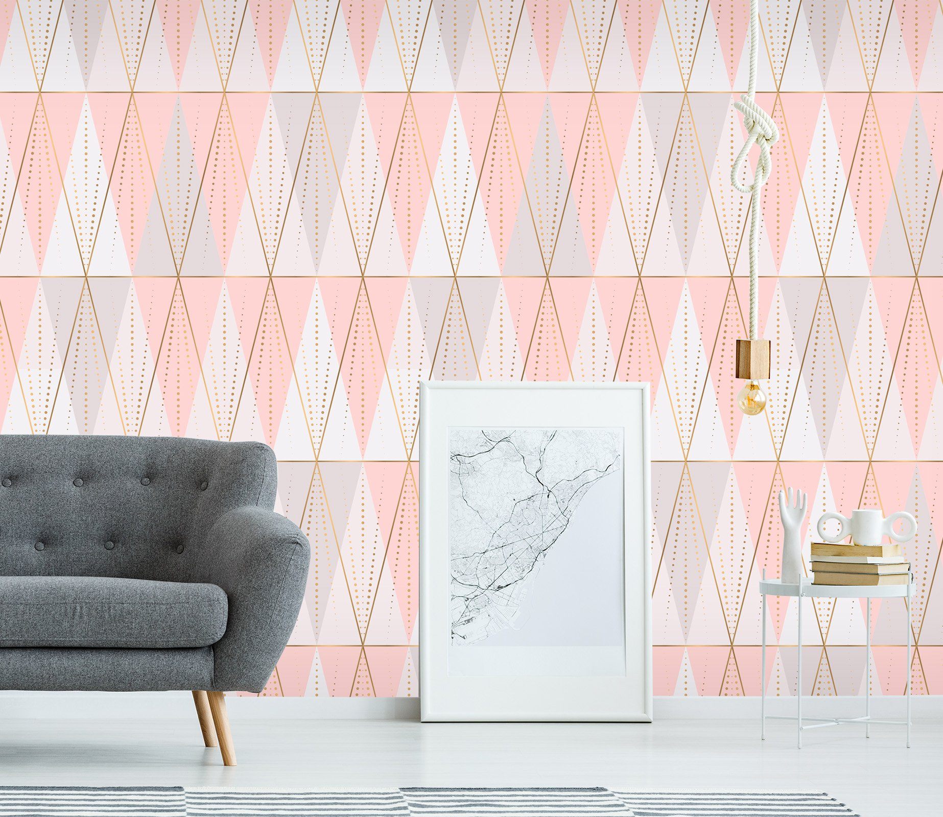 3D Powder Length Triangle 561 Wallpaper AJ Wallpaper 