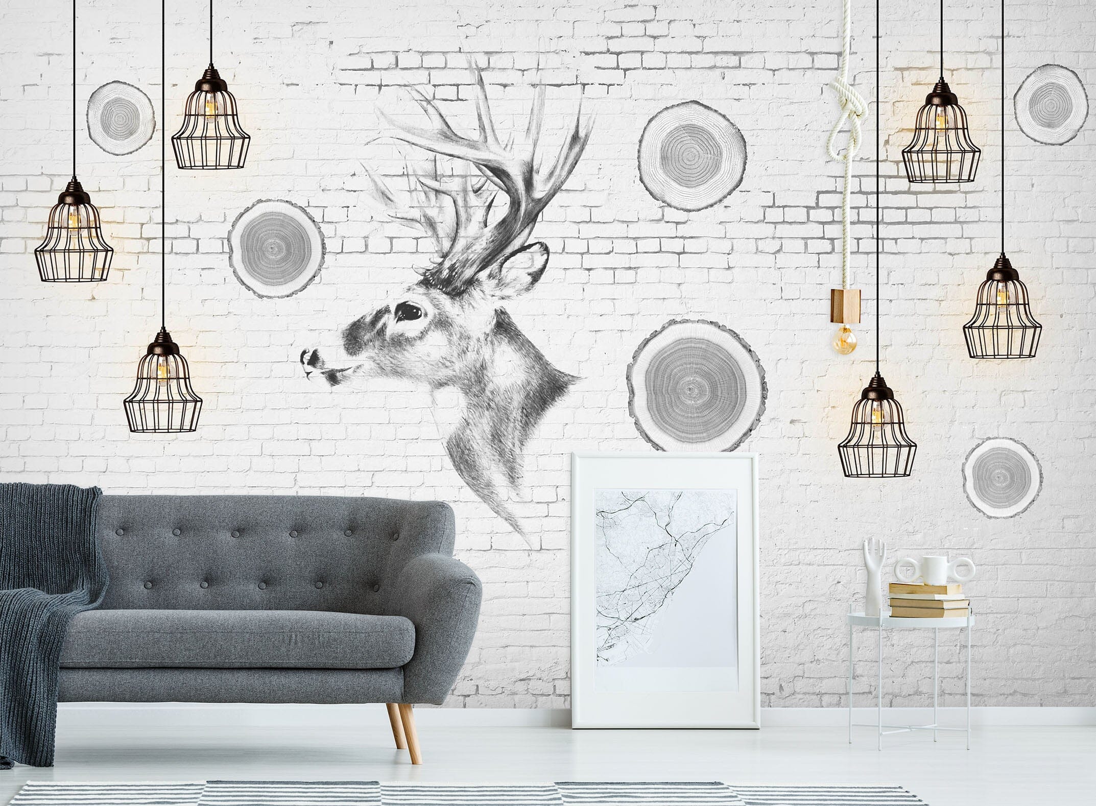3D Nordic Modern 1541 Wall Murals Wallpaper AJ Wallpaper 2 