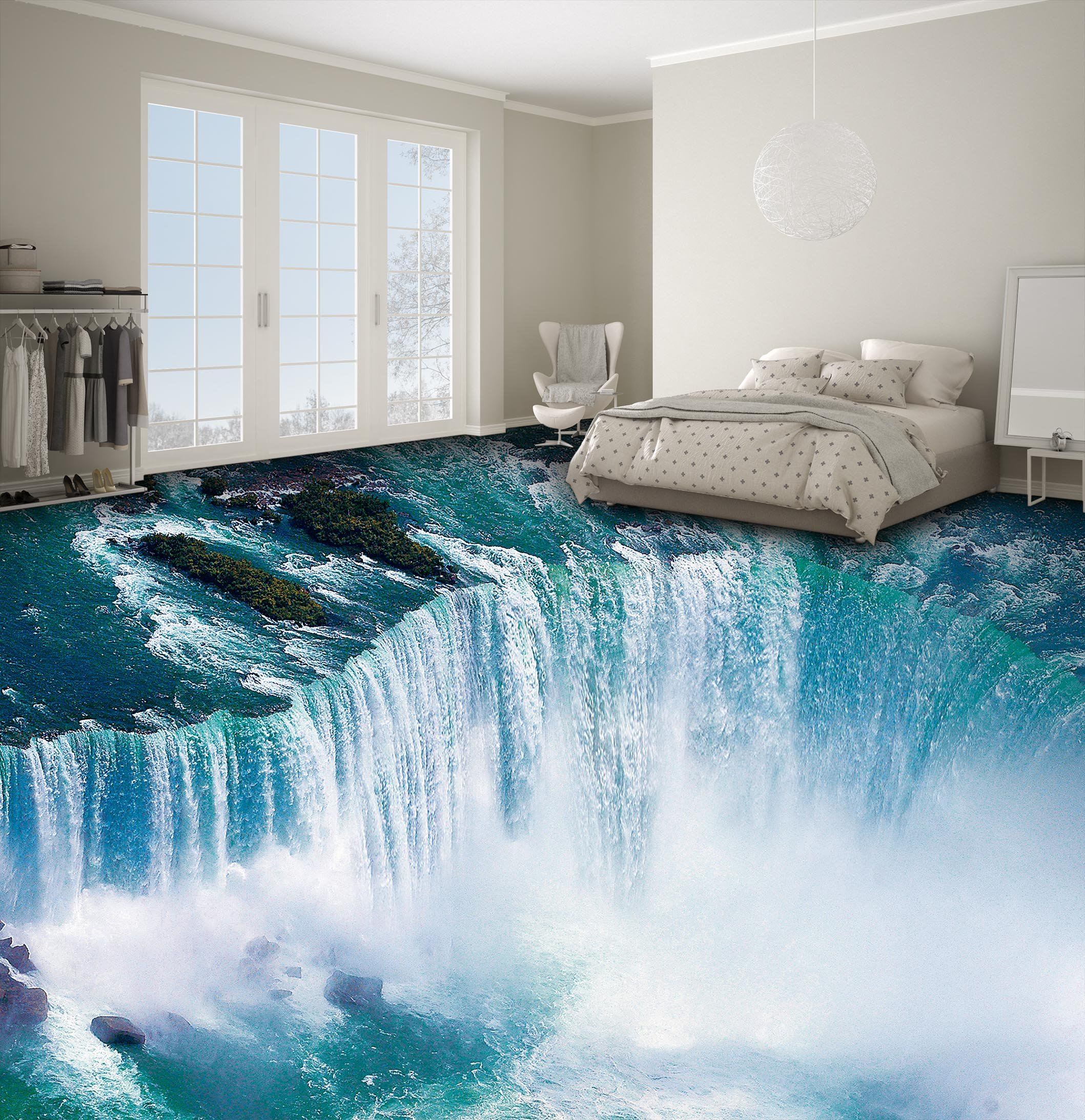 3D Marine Vortex Floor Mural Wallpaper AJ Wallpaper 2 