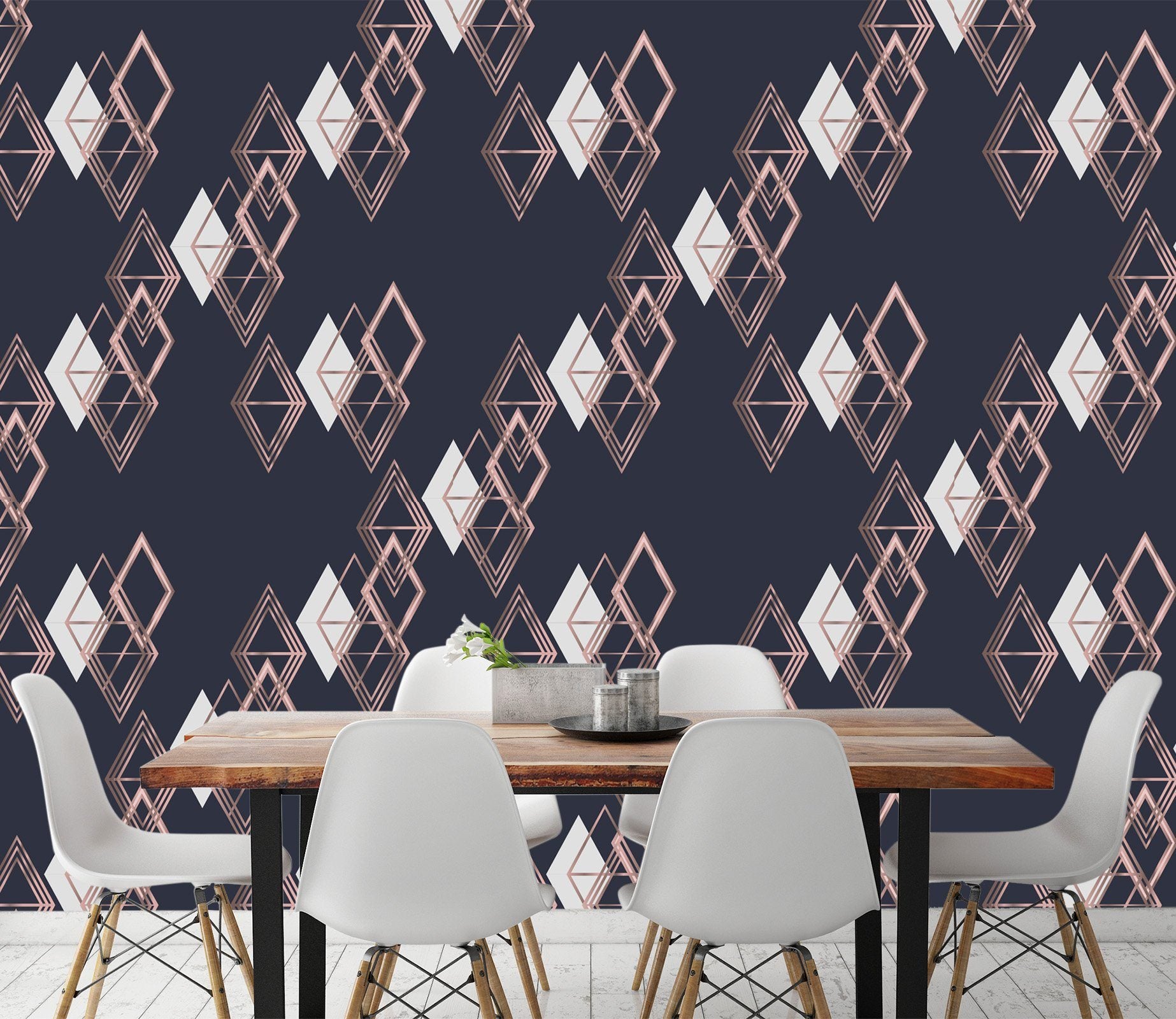 3D Diamond Overlap 532 Wallpaper AJ Wallpaper 