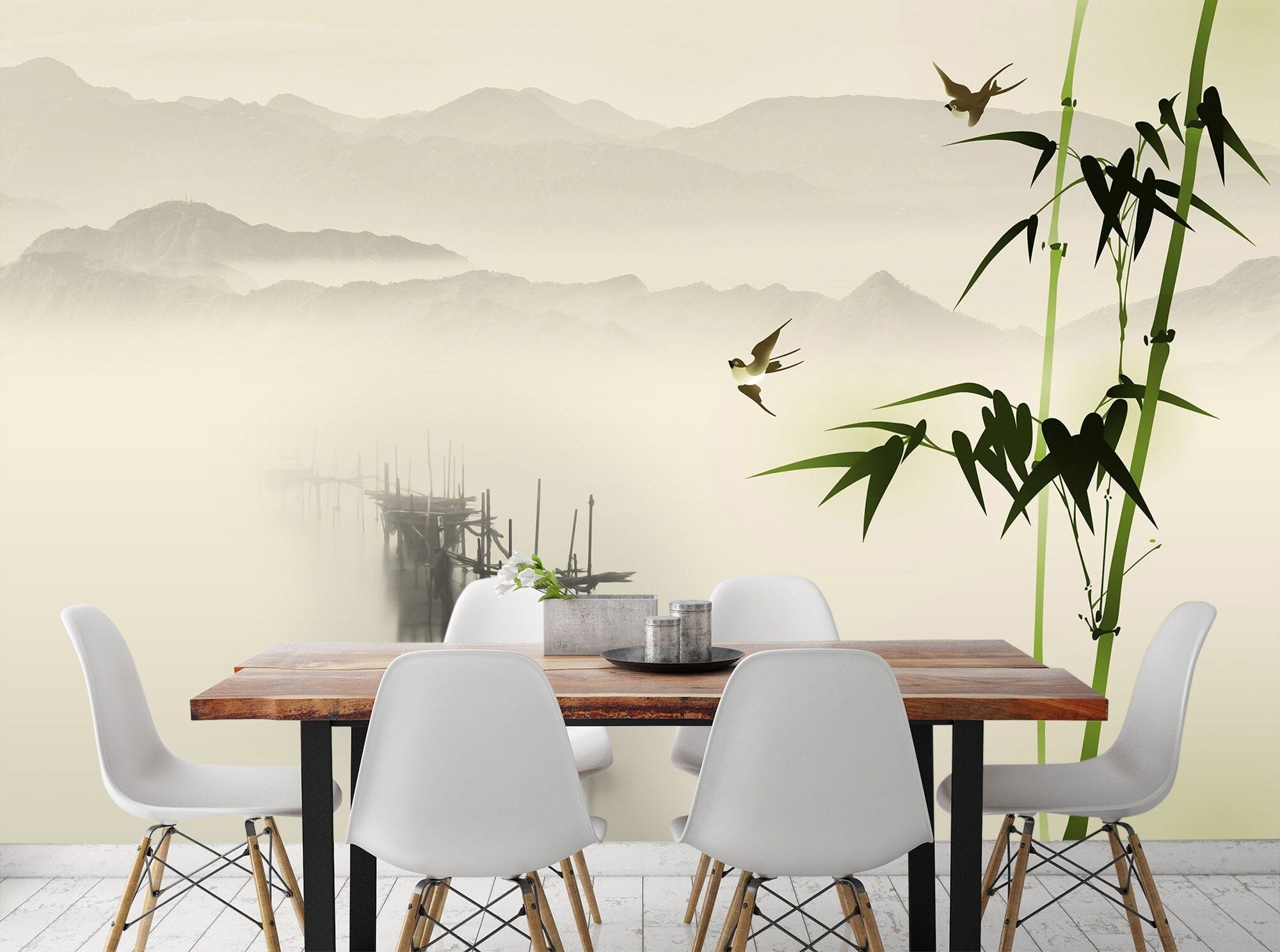 3D Valley Bamboo Forest 1624 Wall Murals Wallpaper AJ Wallpaper 2 