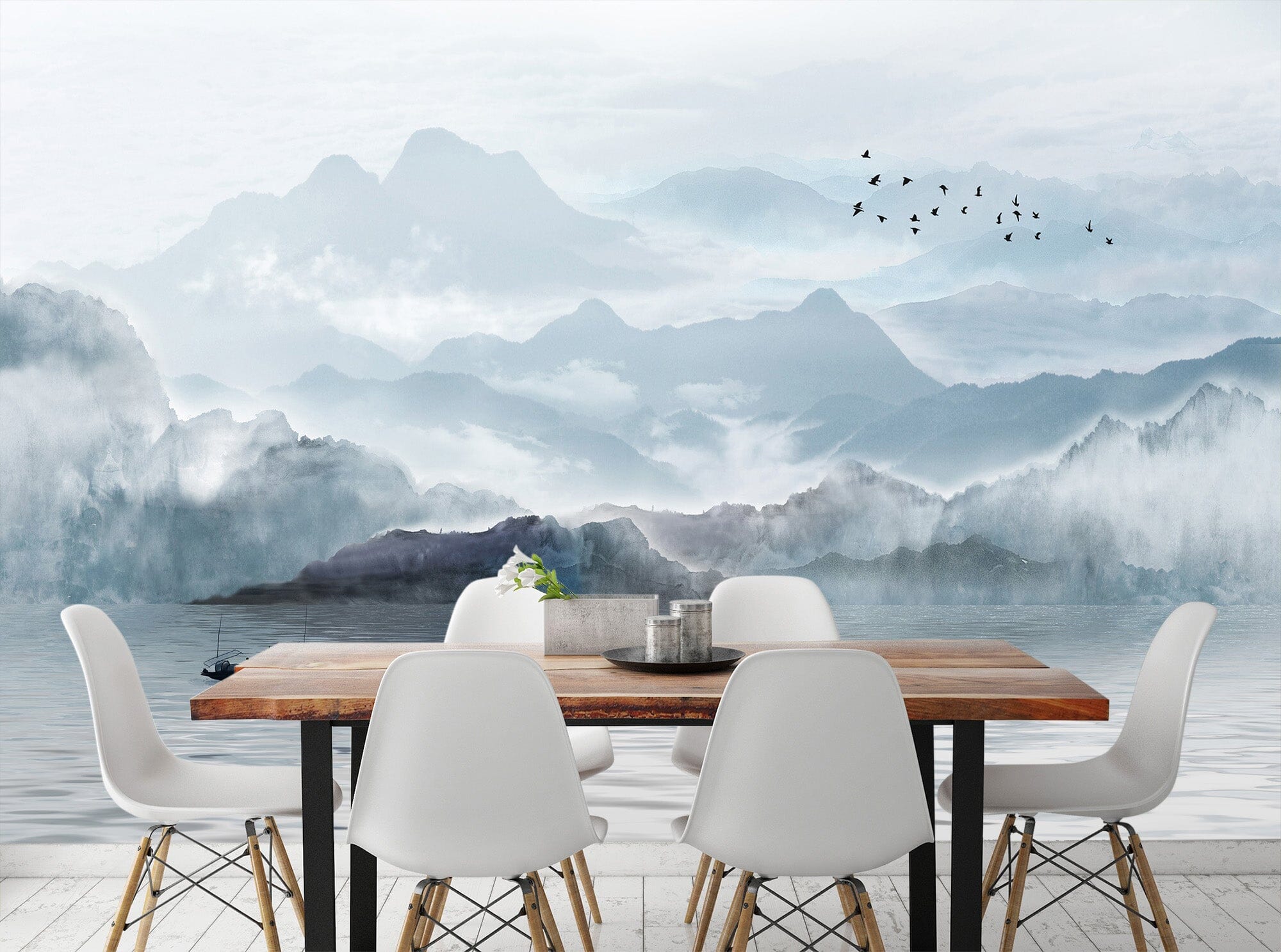 3D Mountain River 1416 Wall Murals Wallpaper AJ Wallpaper 2 