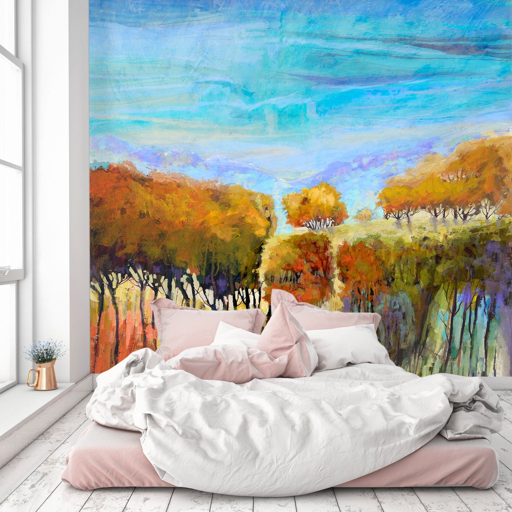 3D Painted Forest 1514 Michael Tienhaara Wall Mural Wall Murals Wallpaper AJ Wallpaper 2 