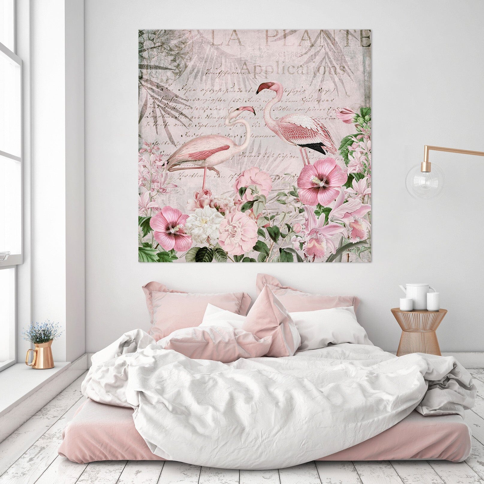 3D Flamingo Paradise 051 Andrea haase Wall Sticker Wallpaper AJ Wallpaper 2 