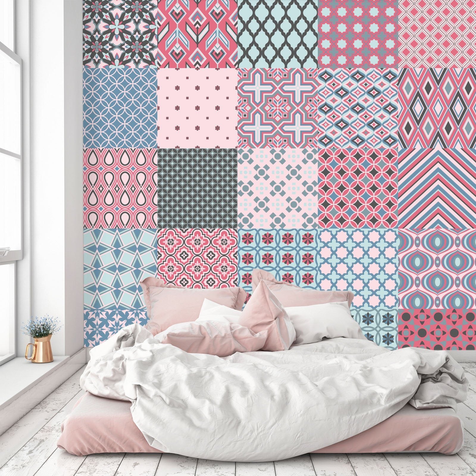 3D Palace Pattern Flower 506 Wallpaper AJ Wallpaper 