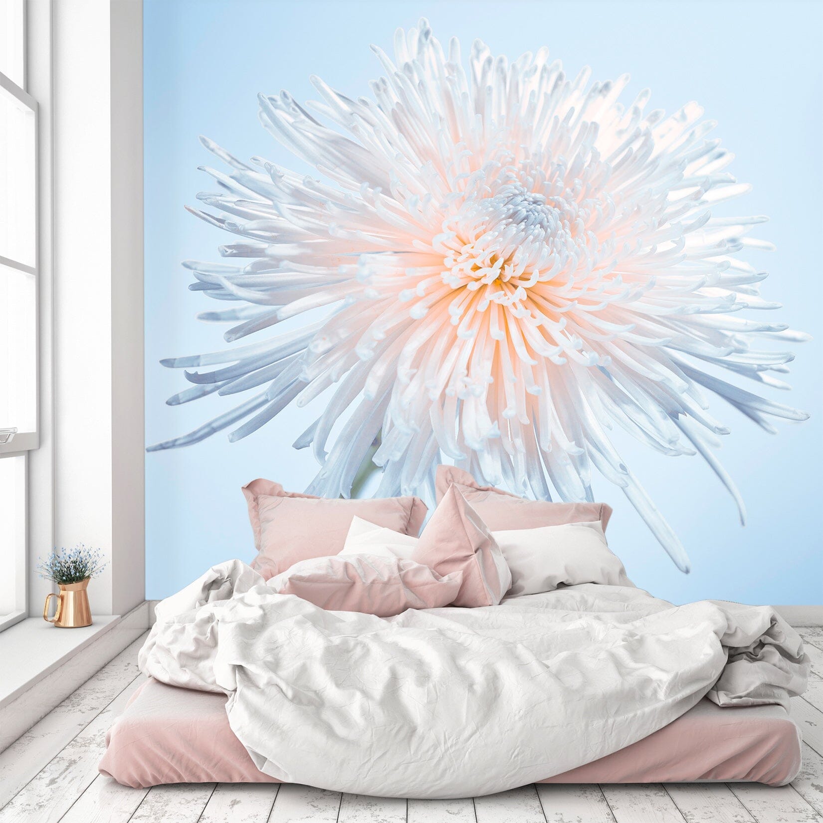 3D Sunny Flower 1411 Assaf Frank Wall Mural Wall Murals Wallpaper AJ Wallpaper 2 