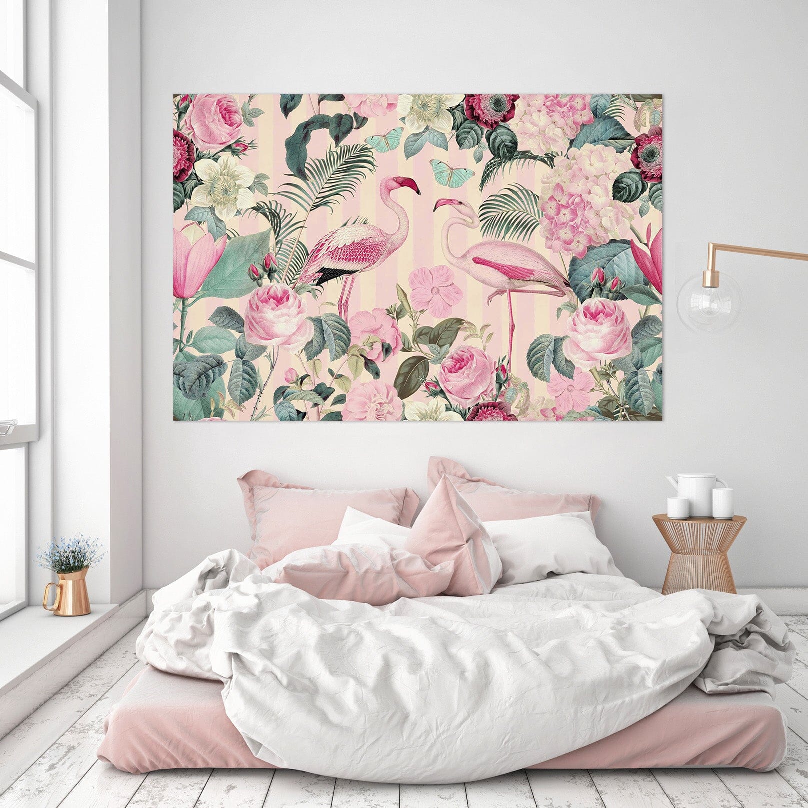 3D Pink Flamingo 020 Andrea haase Wall Sticker Wallpaper AJ Wallpaper 2 
