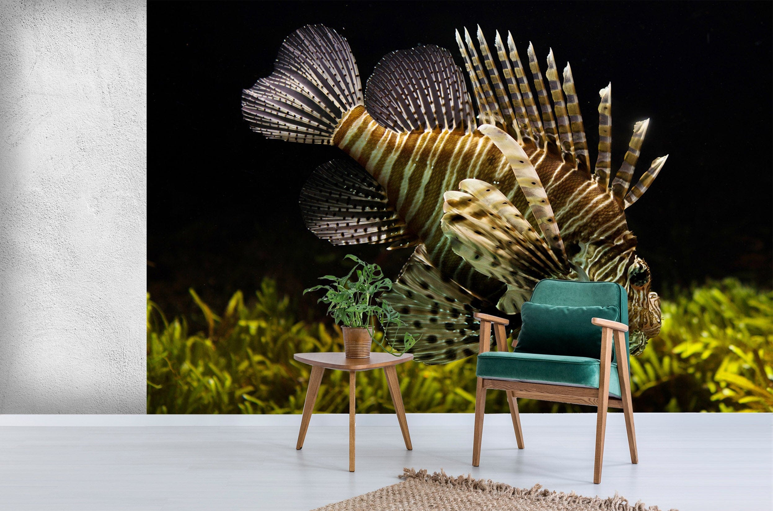 3D Lionfish Seabed 166 Wall Murals Wallpaper AJ Wallpaper 2 