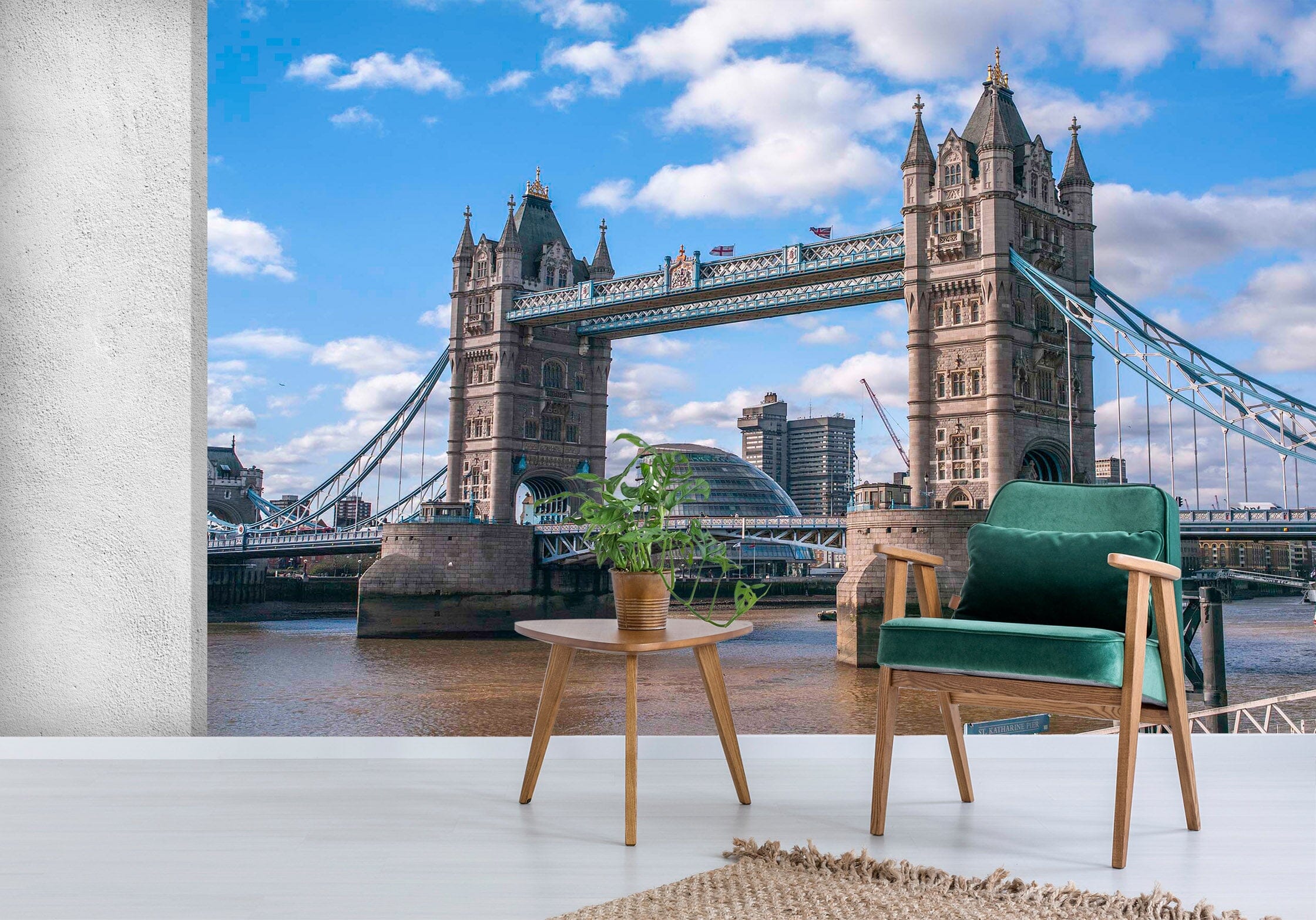 3D Tower Bridge 1402 Assaf Frank Wall Mural Wall Murals Wallpaper AJ Wallpaper 2 