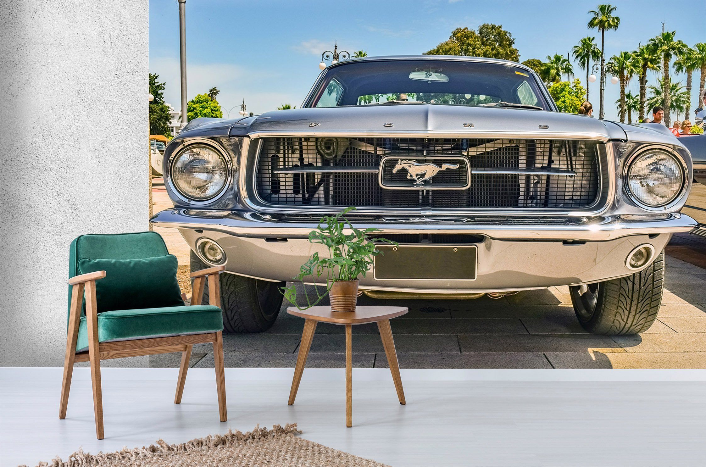 3D Wolf Tooth Car 967 Vehicle Wall Murals Wallpaper AJ Wallpaper 2 