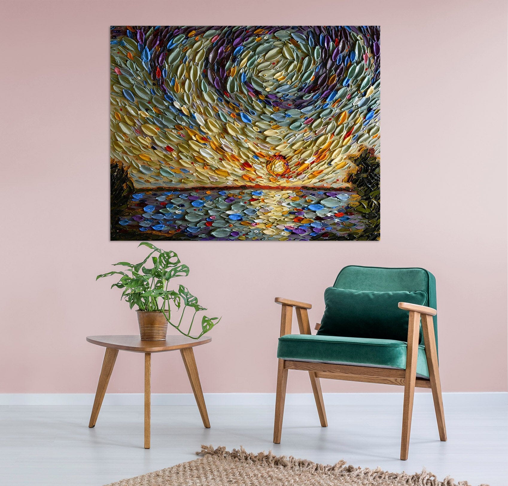 3D Sunset Shell 021 Dena Tollefson Wall Sticker Wallpaper AJ Wallpaper 2 