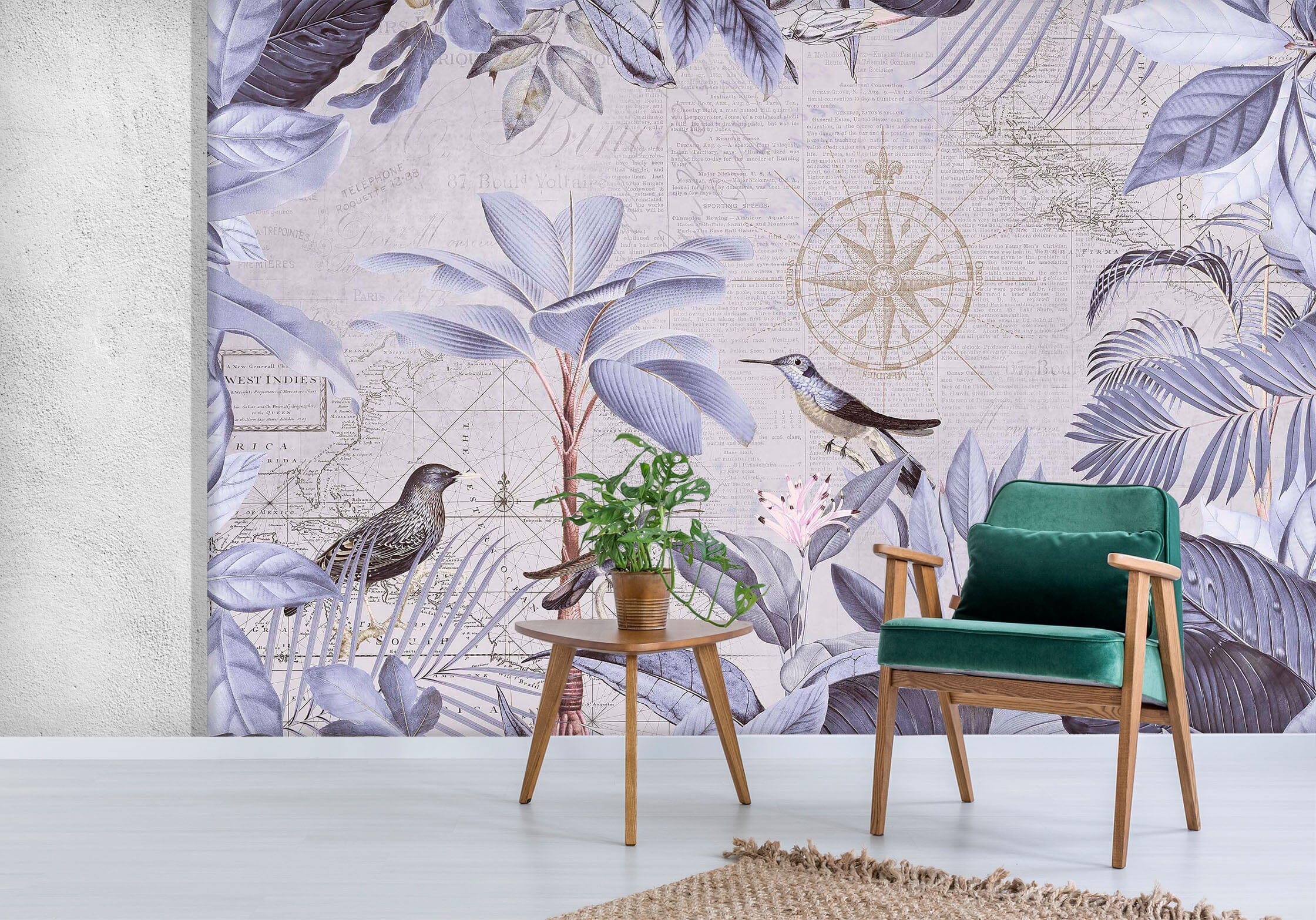 3D Bird Singing 1021 Andrea haase Wall Mural Wall Murals Wallpaper AJ Wallpaper 2 