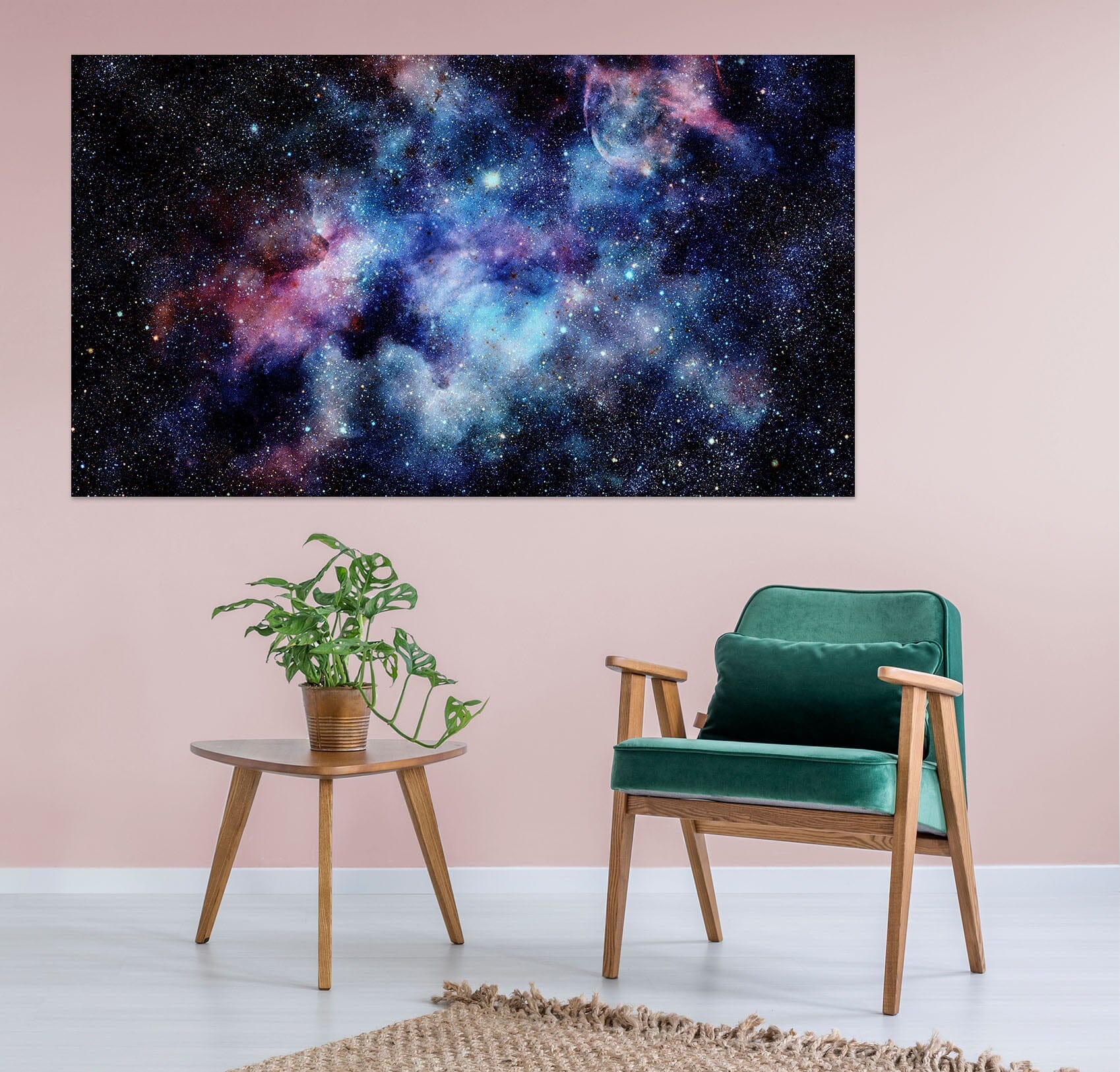 3D Blue Galaxy 1090 Wall Sticker Wallpaper AJ Wallpaper 2 