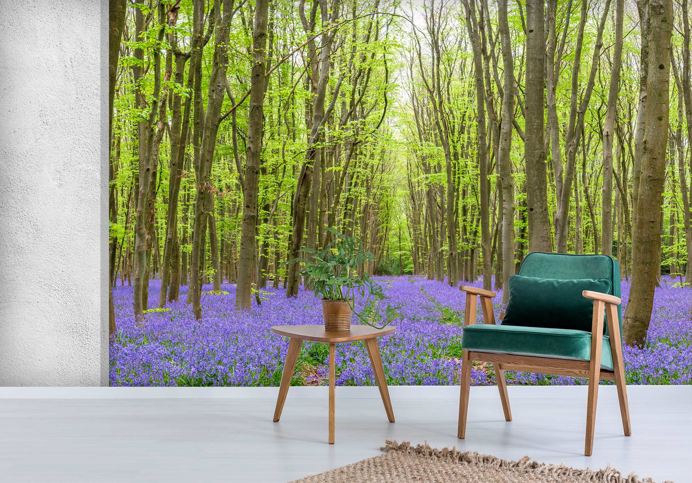 3D Purple Flower Forest 6298 Assaf Frank Wall Mural Wall Murals