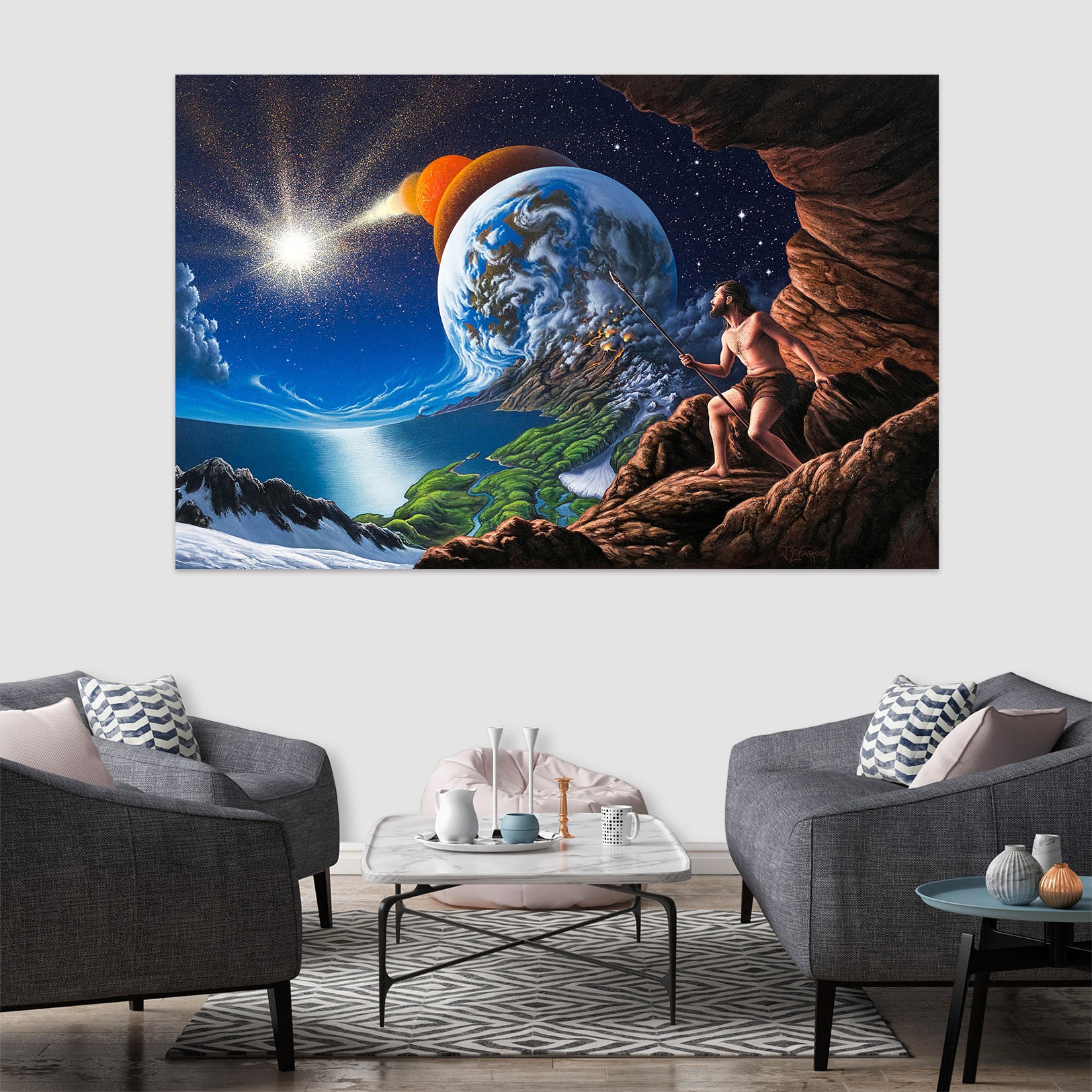 3D Planet Earth 85169 Jerry LoFaro Wall Sticker