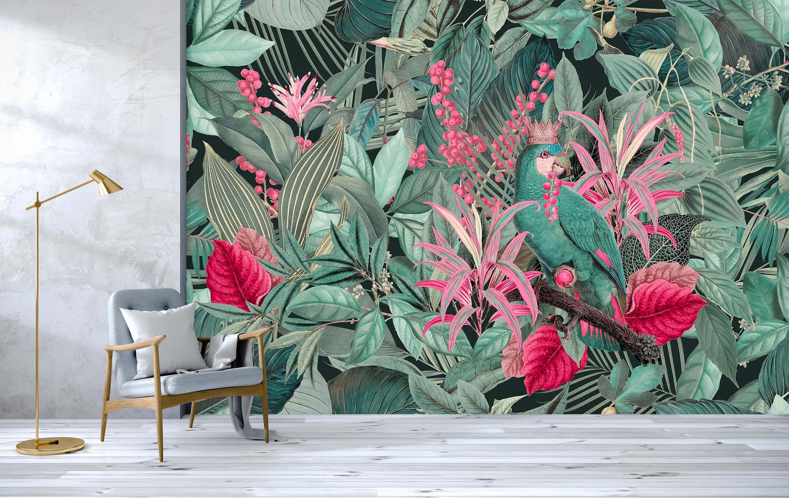 3D Forest Flowers 1003 Andrea haase Wall Mural Wall Murals Wallpaper AJ Wallpaper 2 
