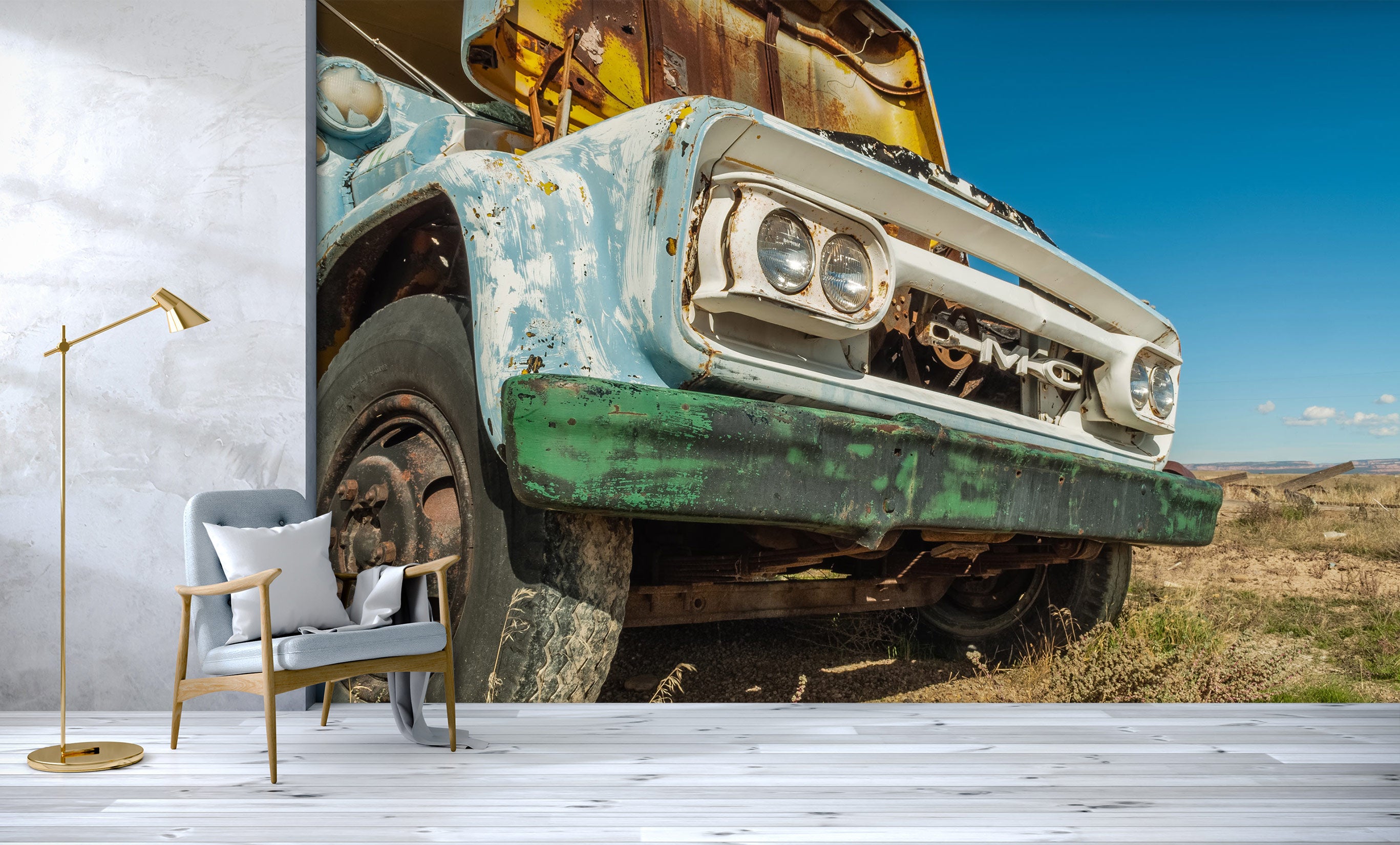 3D Big Car 1399 Beth Sheridan Wall Mural Wall Murals