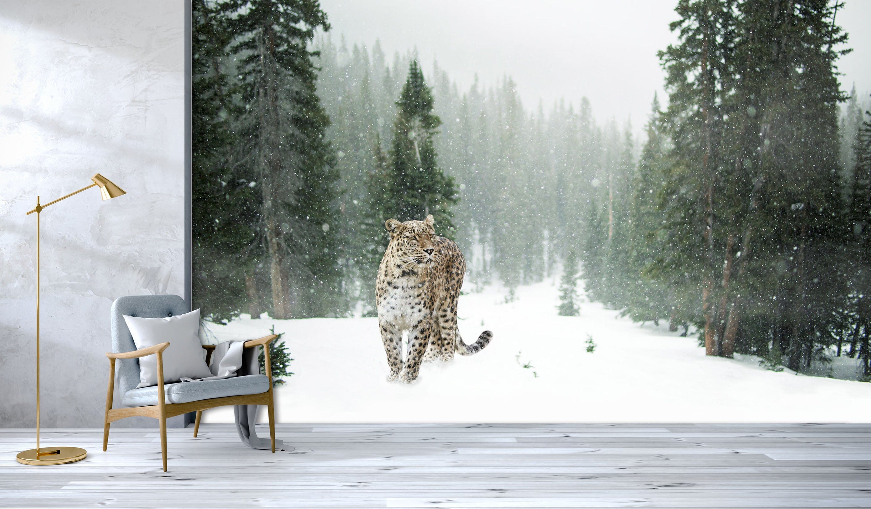 3D Snow Leopard 258 Wall Murals Wallpaper AJ Wallpaper 2 