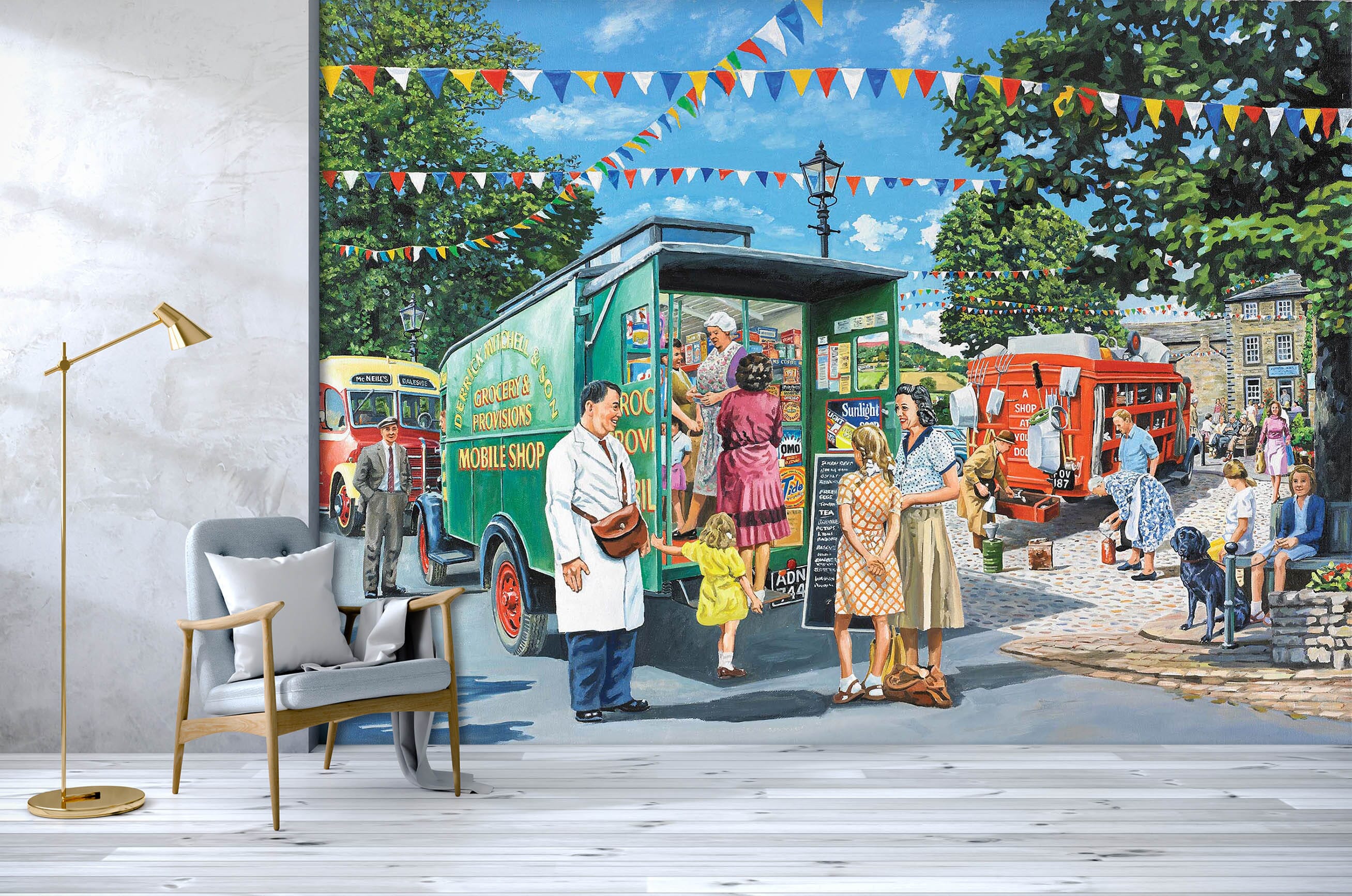 3D Mobile Shops 1039 Trevor Mitchell Wall Mural Wall Murals Wallpaper AJ Wallpaper 2 