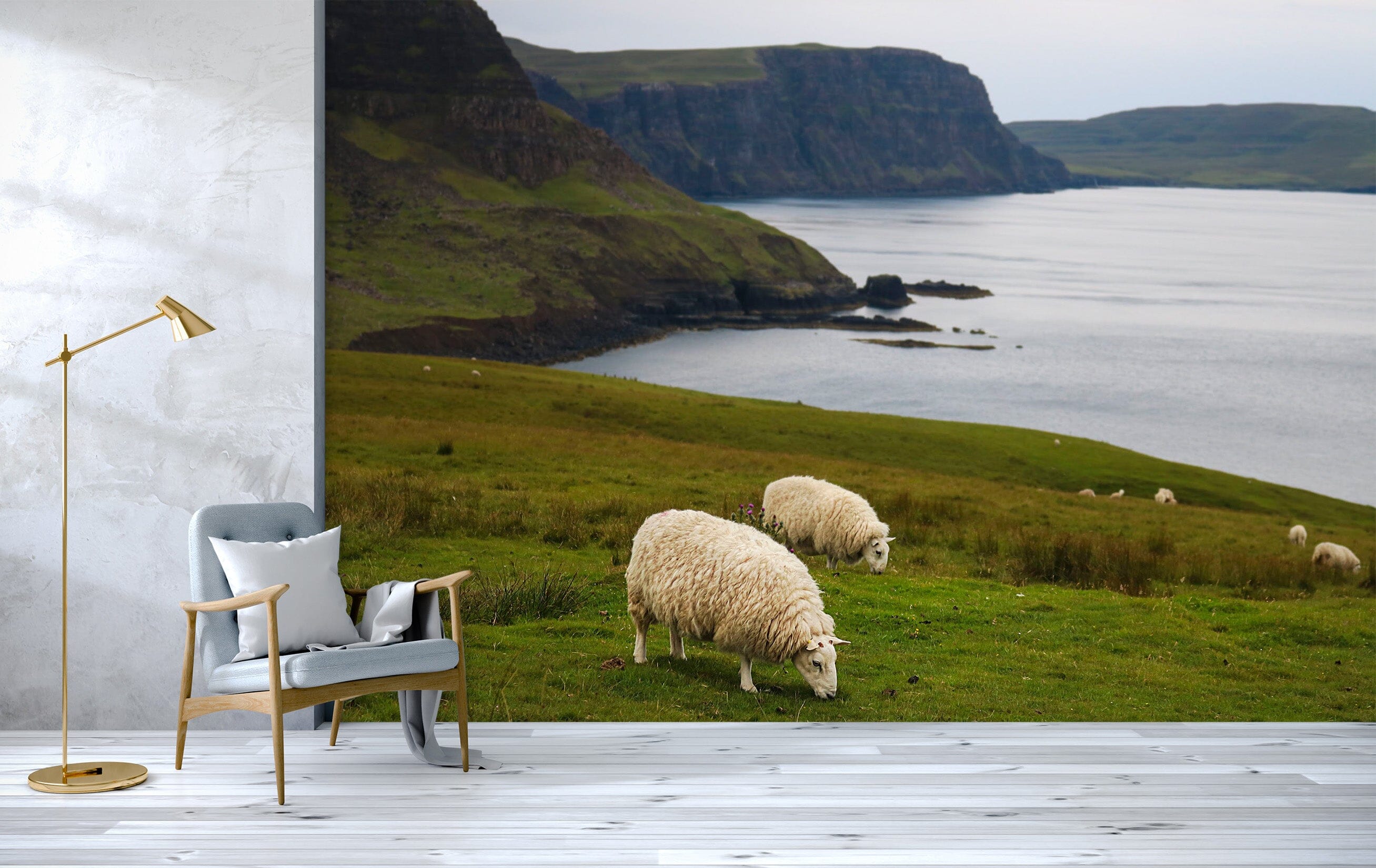 3D Steppe Sheep 120 Jerry LoFaro Wall Mural Wall Murals Wallpaper AJ Wallpaper 2 