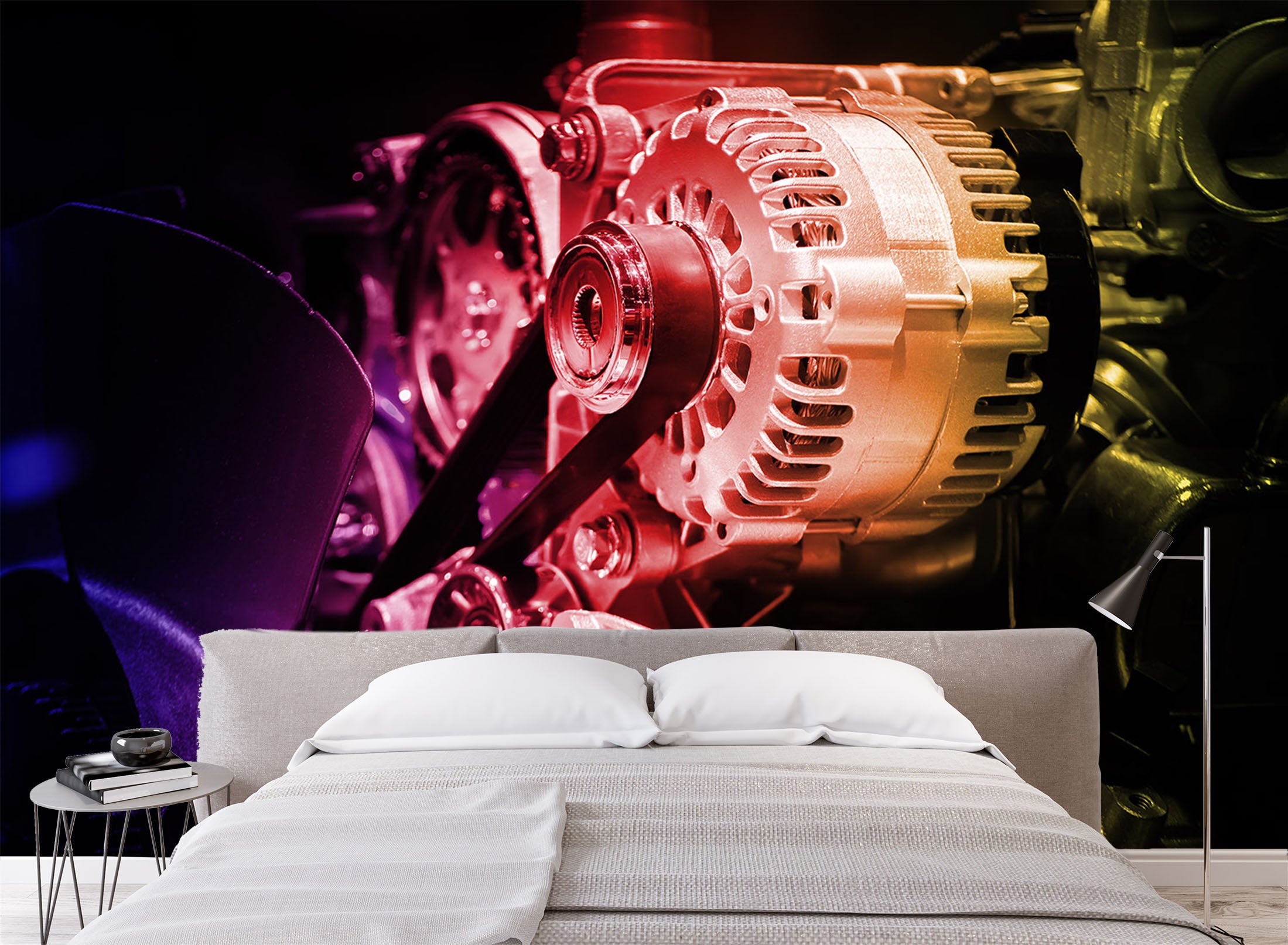 3D Starting Belt 348 Vehicle Wall Murals