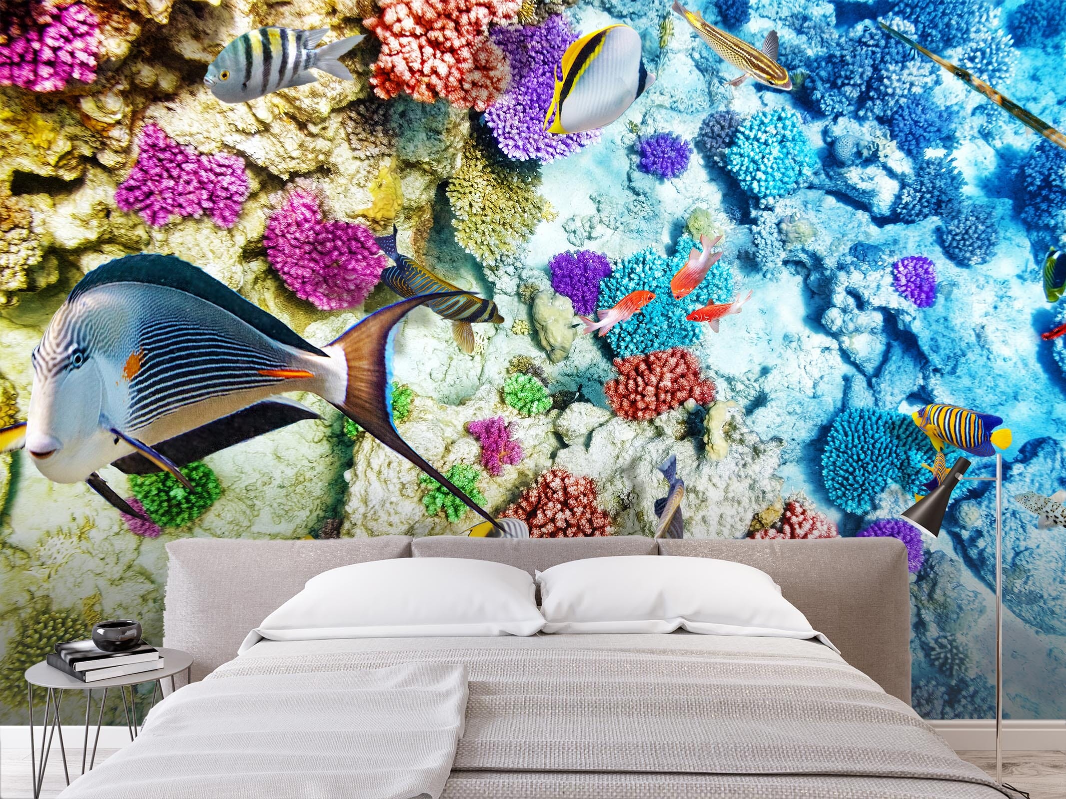3D Blue Coral 361 Wall Murals Wallpaper AJ Wallpaper 2 