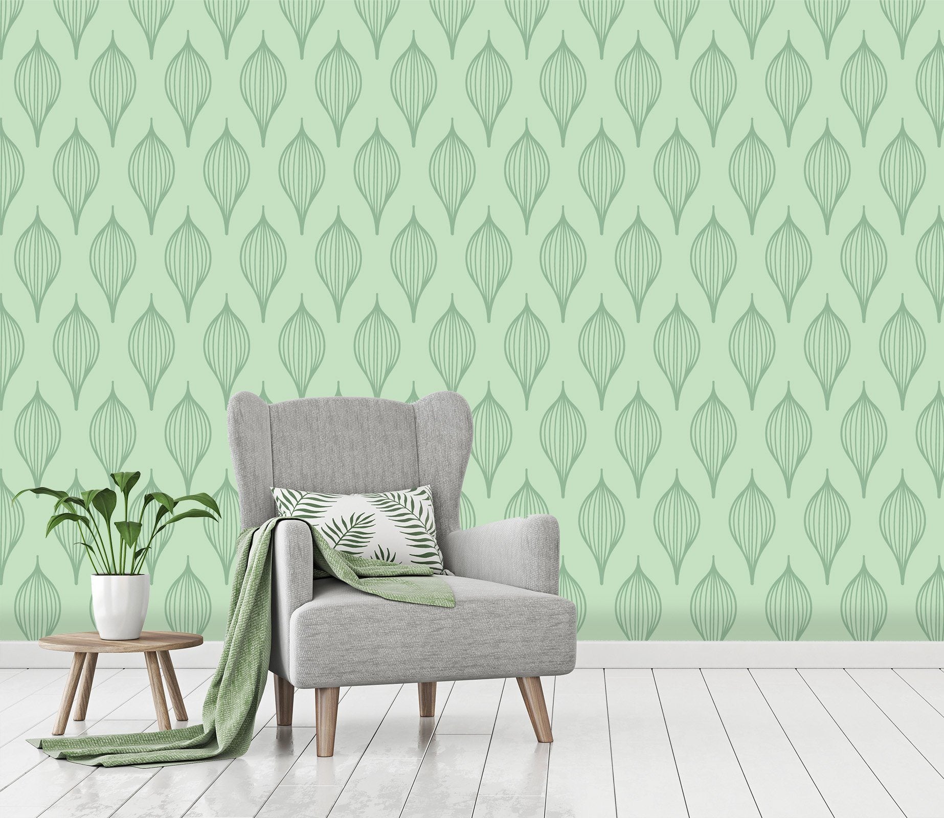 3D Green Space 502 Wallpaper AJ Wallpaper 