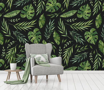 3D Black Bottom Plant 459 Wallpaper AJ Wallpaper 