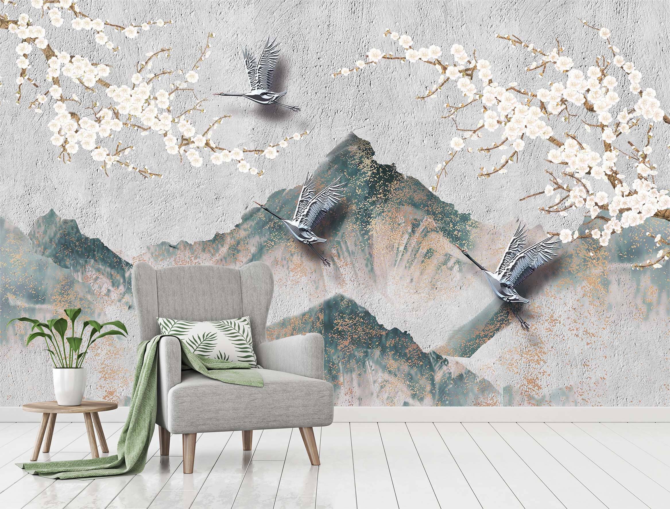 3D Valley Flowers 2082 Wall Murals Wallpaper AJ Wallpaper 2 