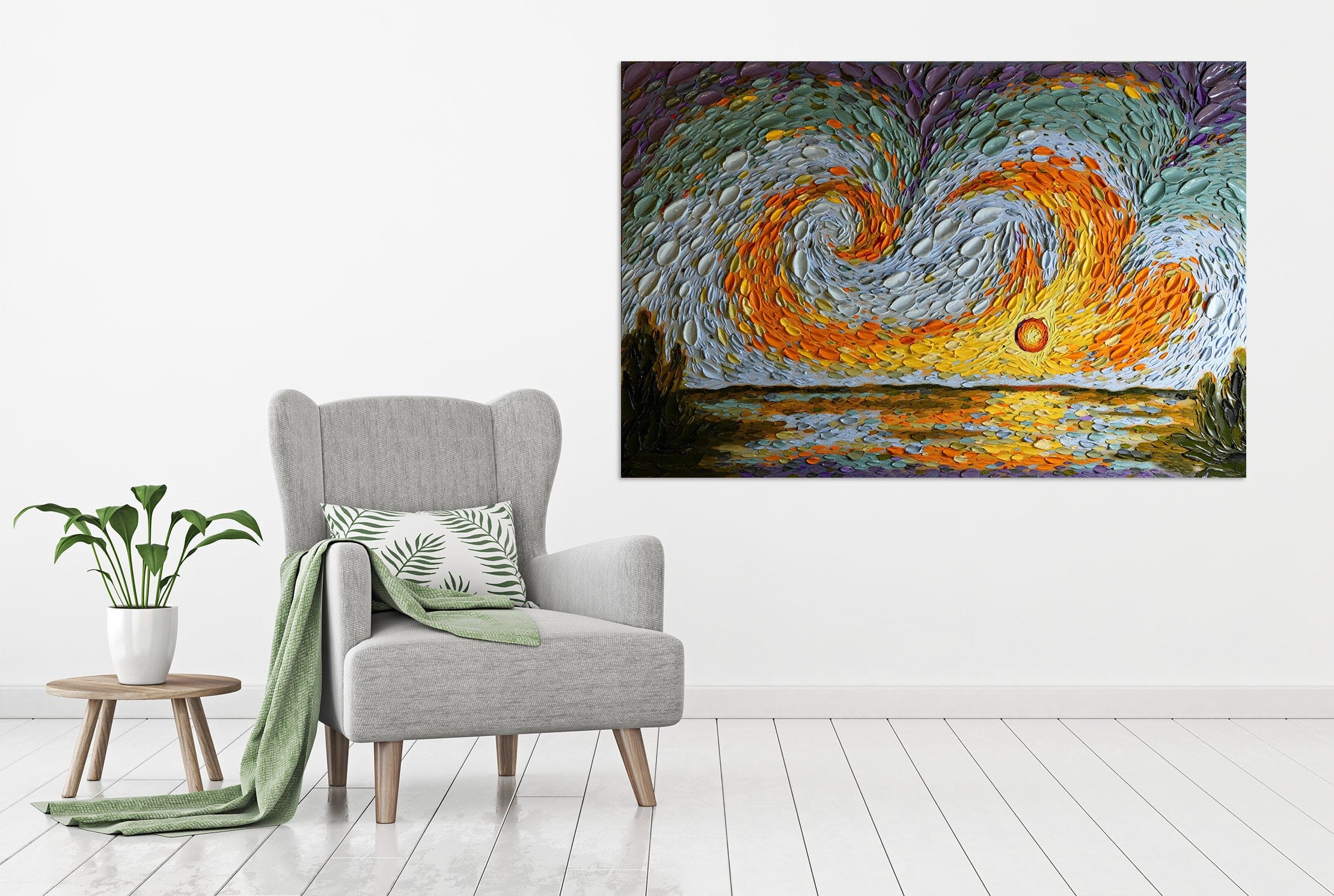 3D Sunset Shell 013 Dena Tollefson Wall Sticker Wallpaper AJ Wallpaper 2 