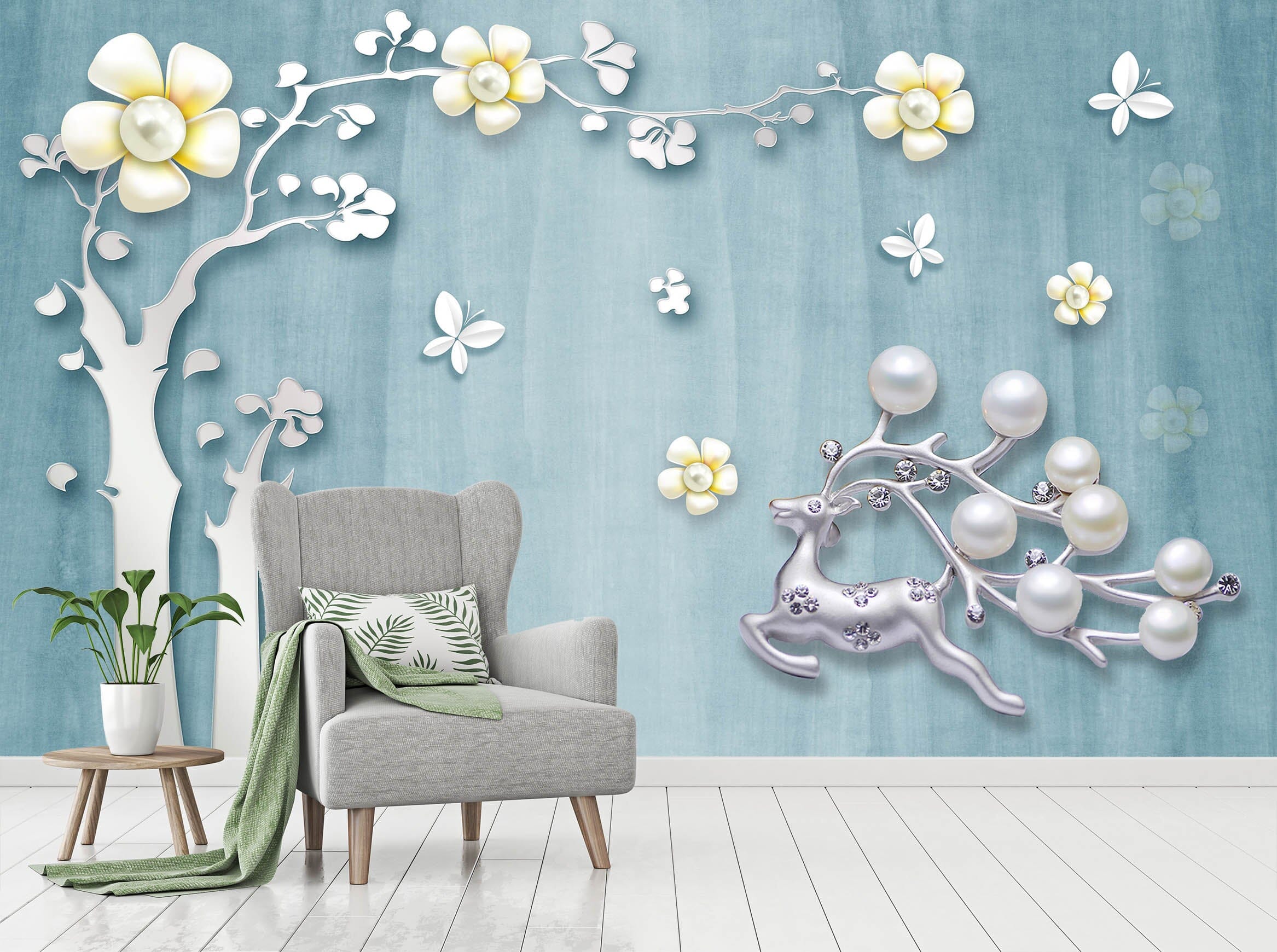 3D Carving Flowers 1486 Wall Murals Wallpaper AJ Wallpaper 2 